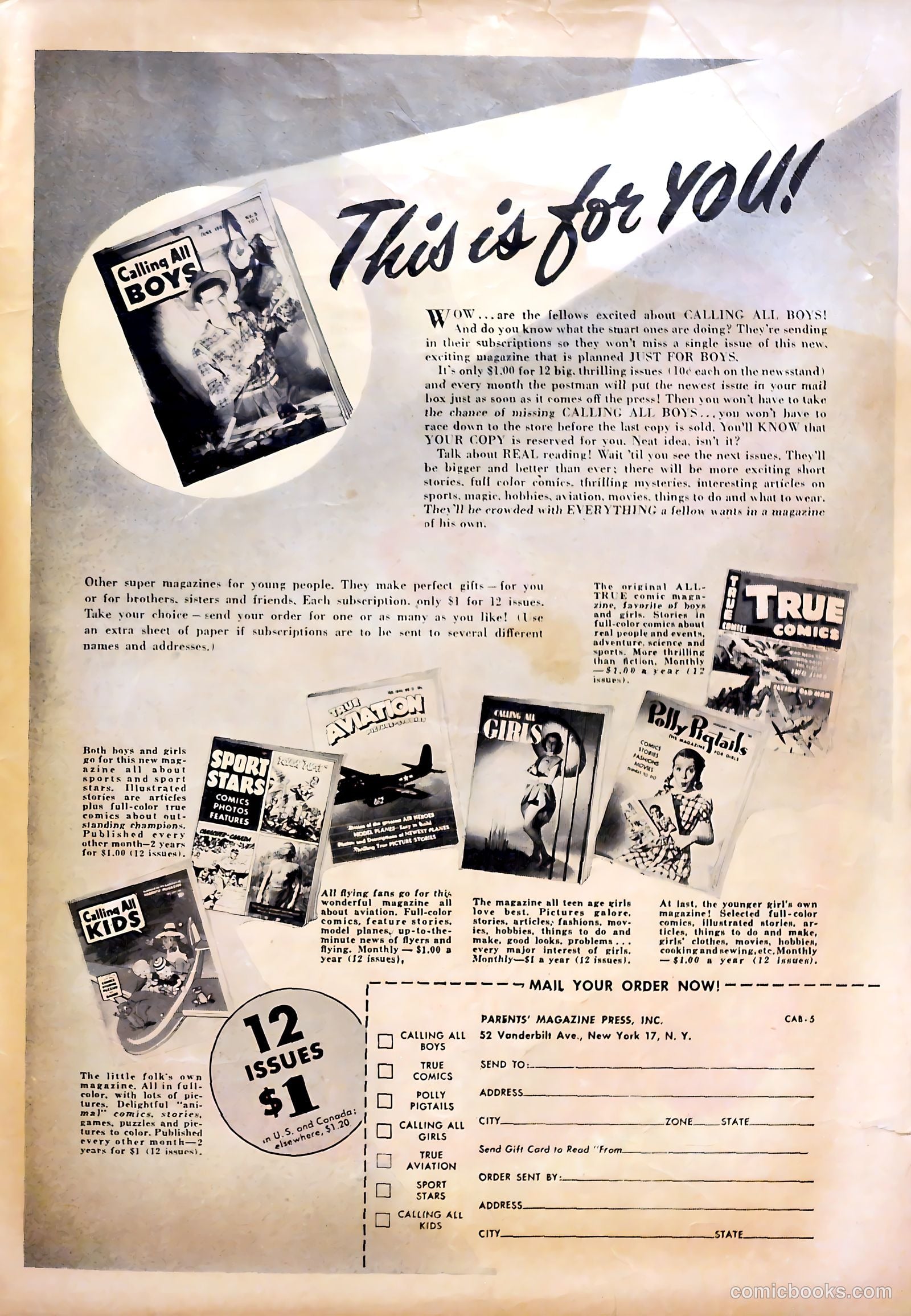 Calling All Boys #5 (1946) — page 55 of 57