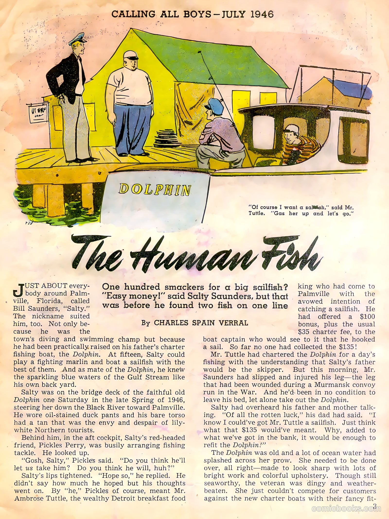 Calling All Boys #6 (1946) — page 3 of 52