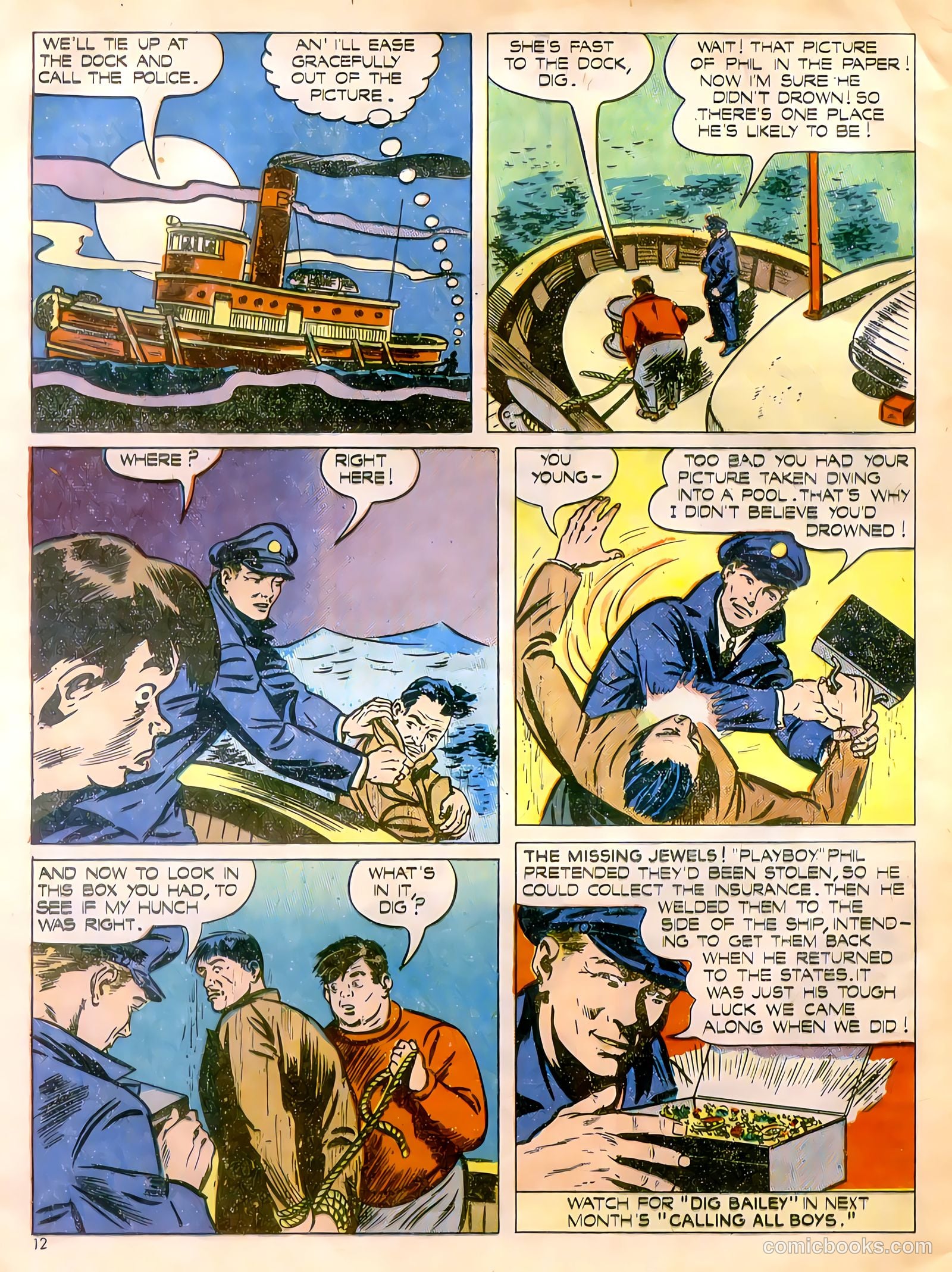 Calling All Boys #6 (1946) — page 12 of 52