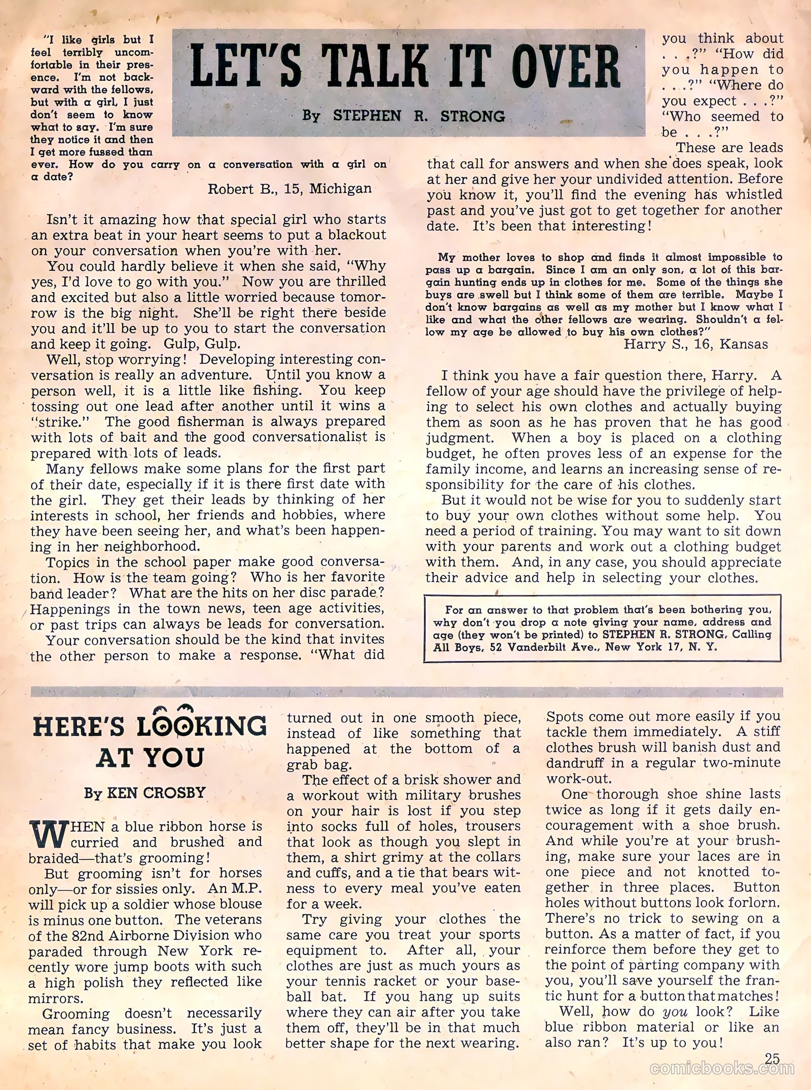 Calling All Boys #6 (1946) — page 25 of 52