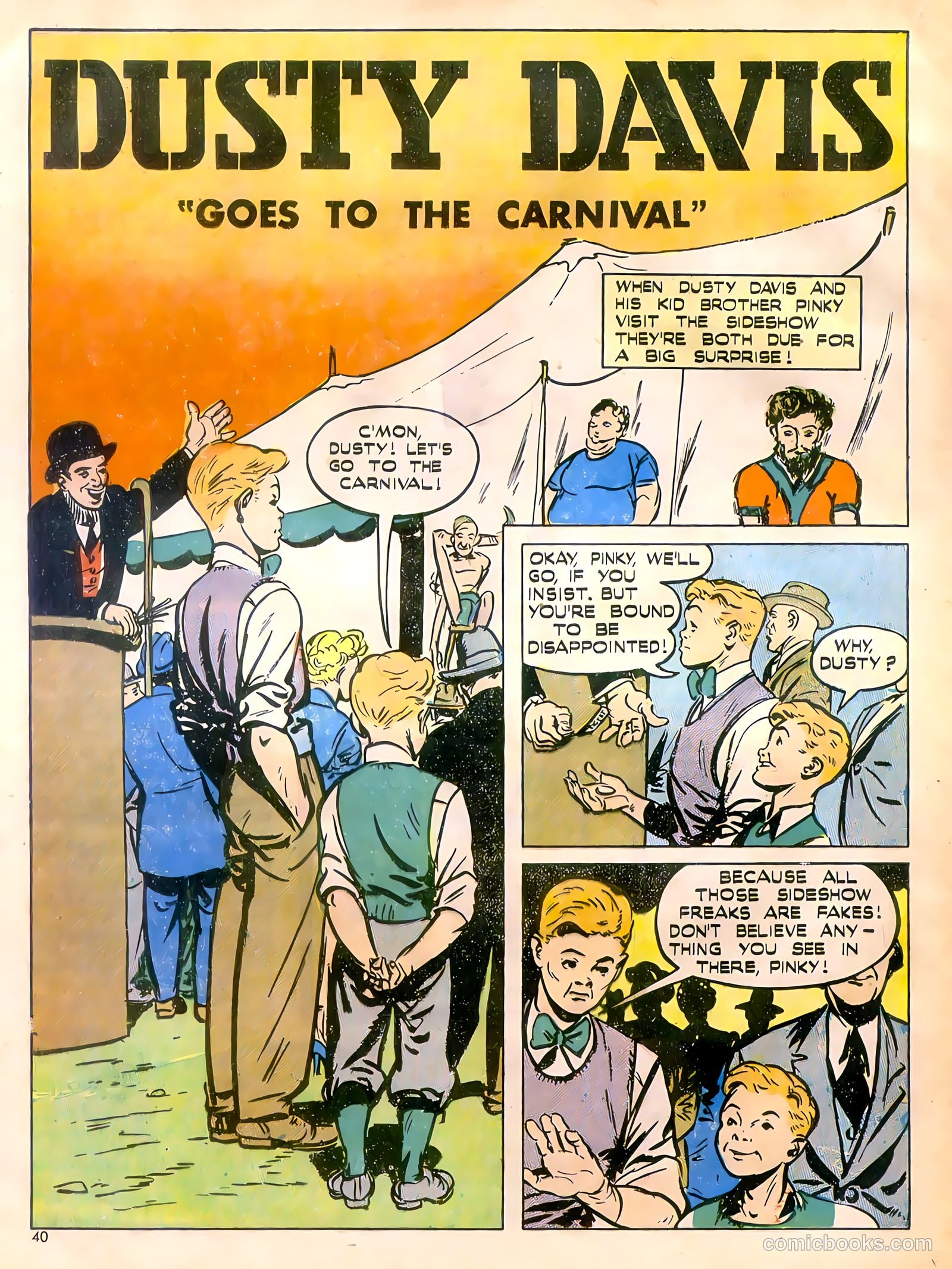 Calling All Boys #6 (1946) — page 40 of 52
