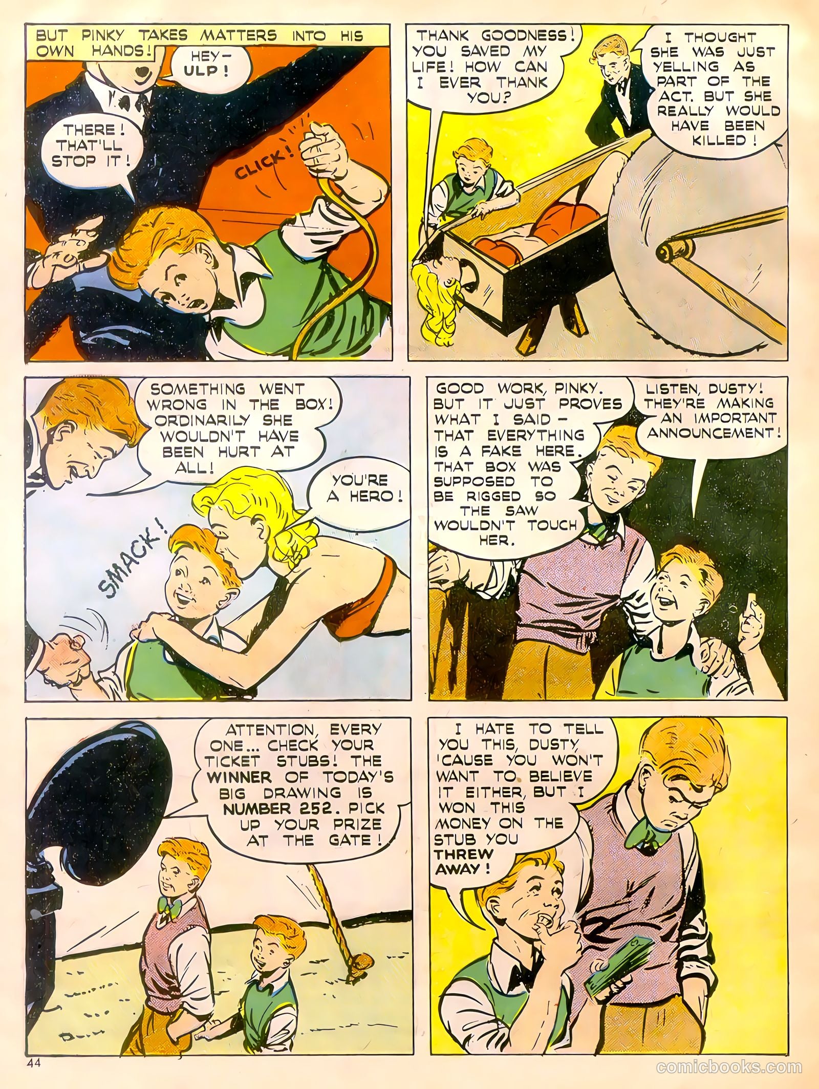 Calling All Boys #6 (1946) — page 44 of 52