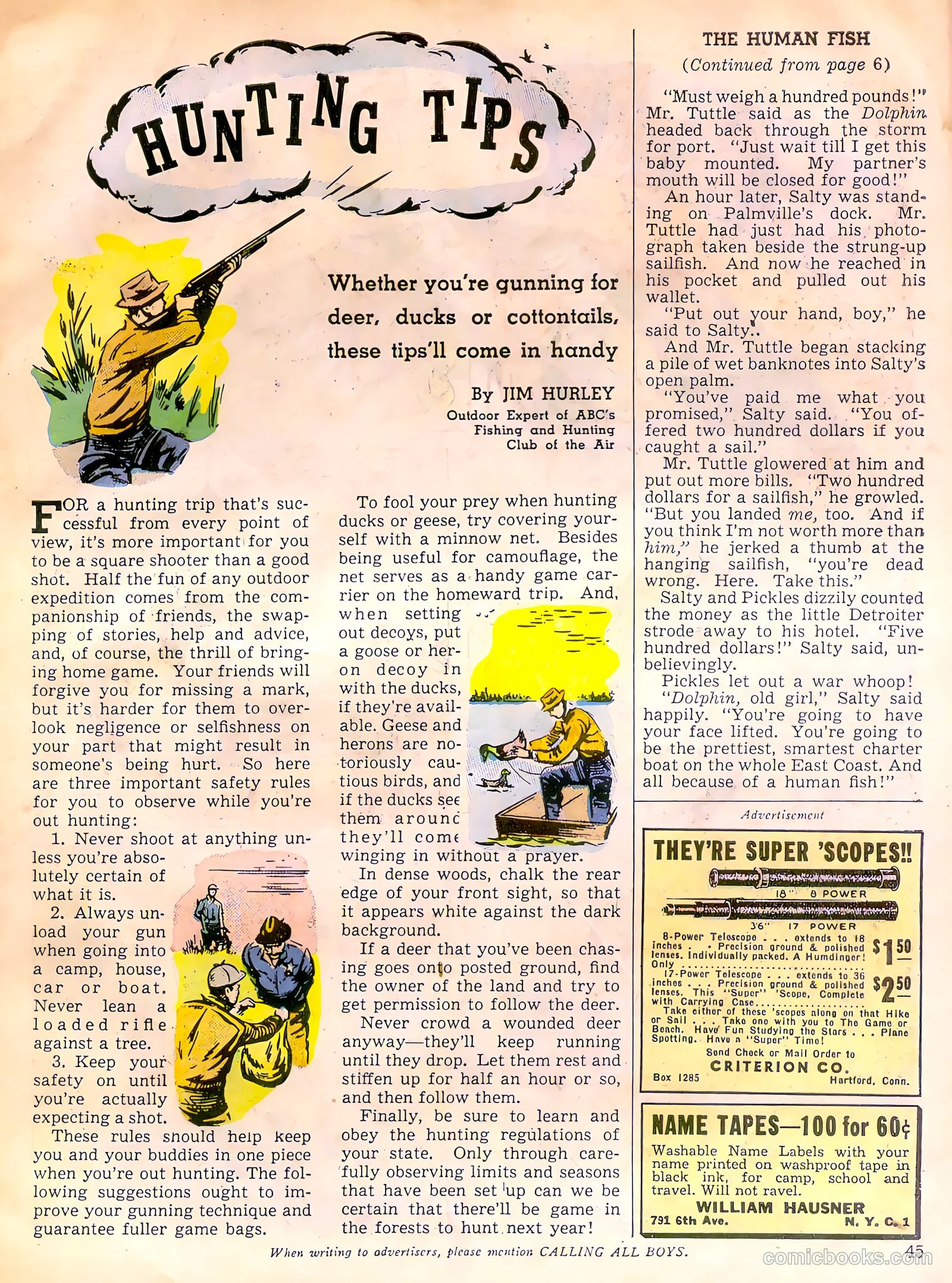 Calling All Boys #6 (1946) — page 45 of 52