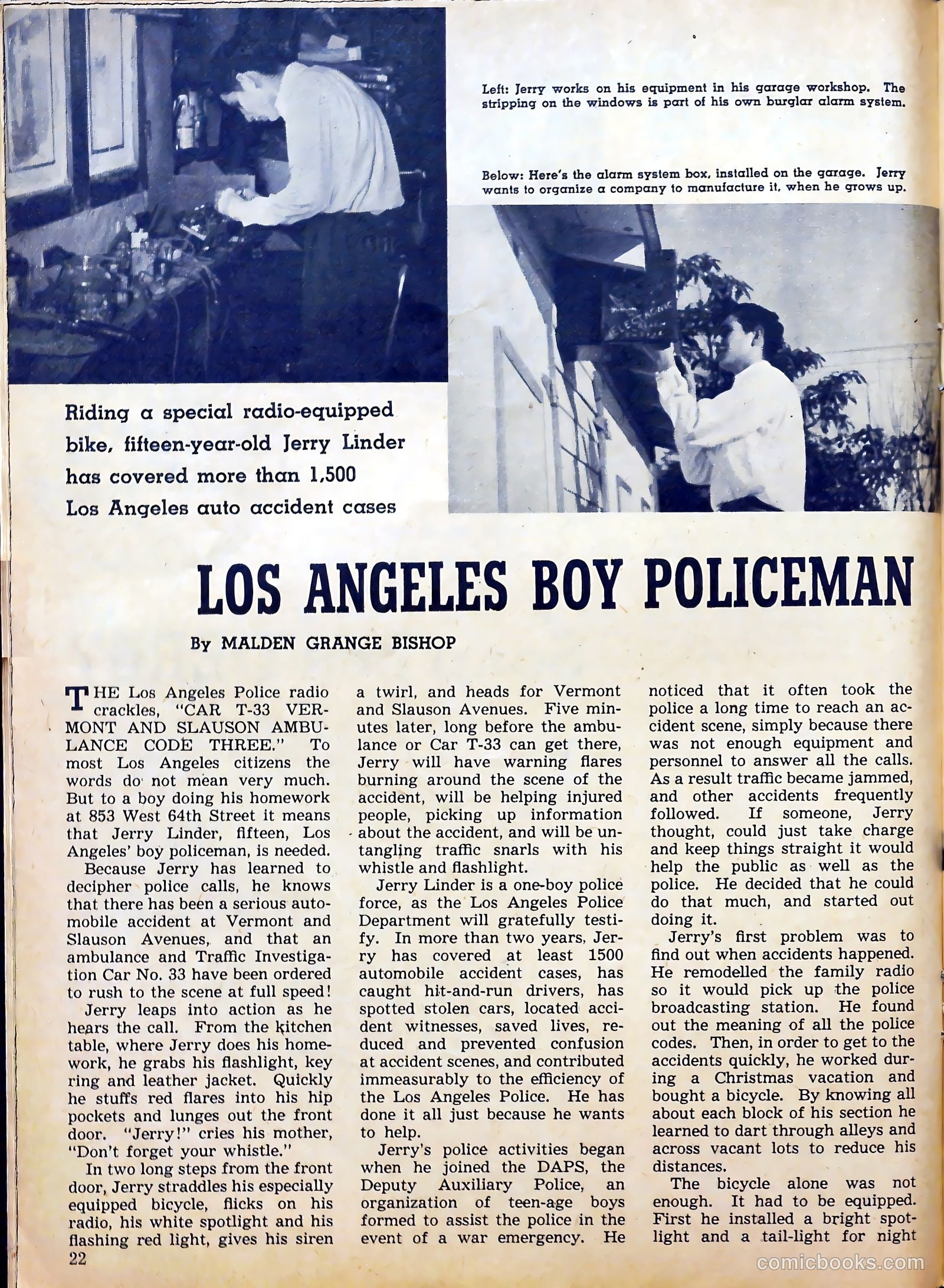 Calling All Boys #7 (1946) — page 22 of 52
