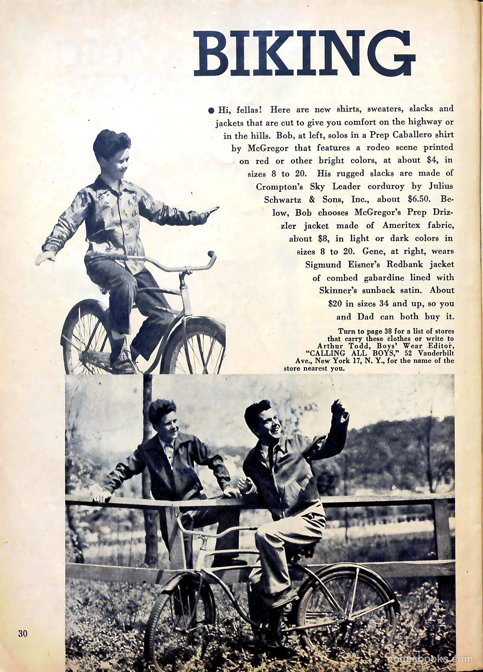 Calling All Boys #7 (1946) — page 30 of 52