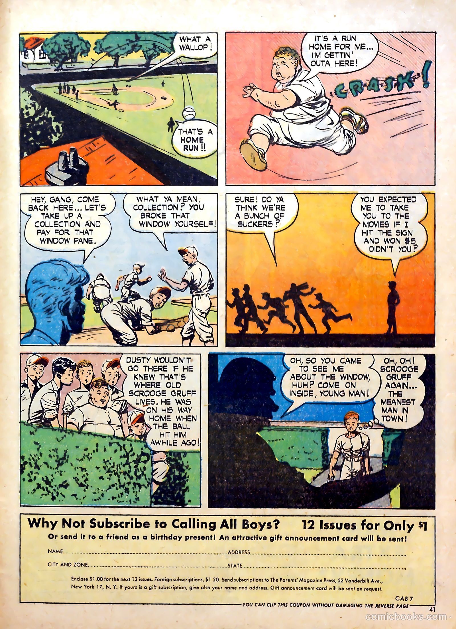 Calling All Boys #7 (1946) — page 41 of 52