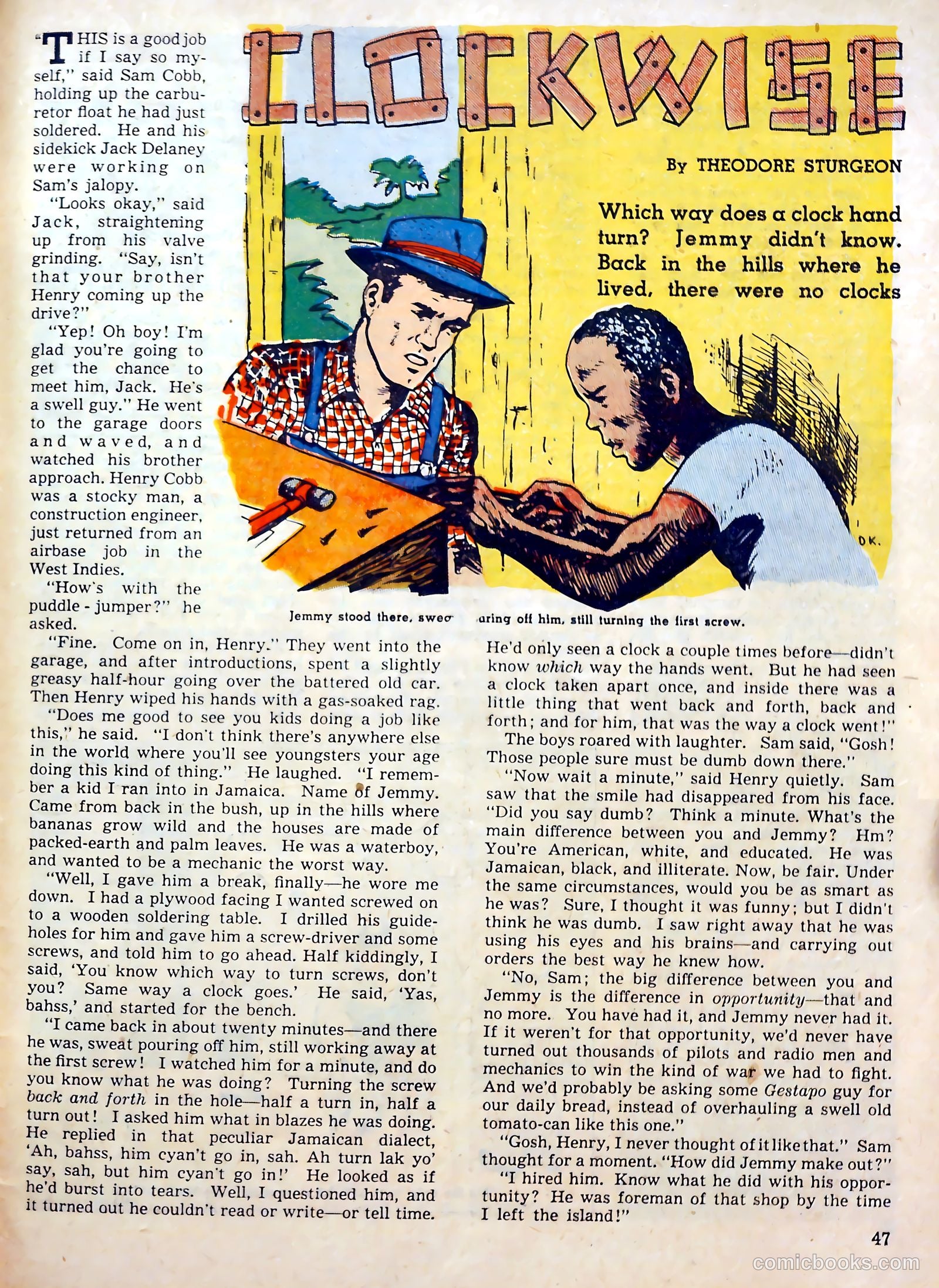 Calling All Boys #7 (1946) — page 47 of 52