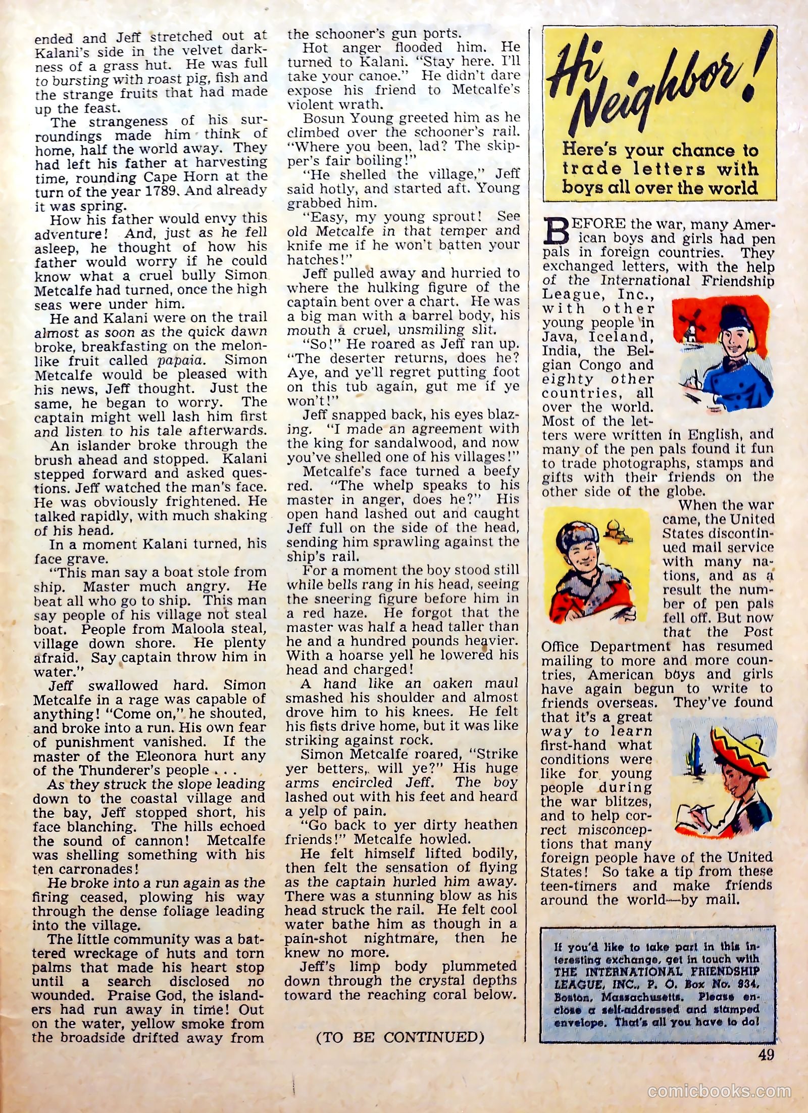 Calling All Boys #7 (1946) — page 49 of 52