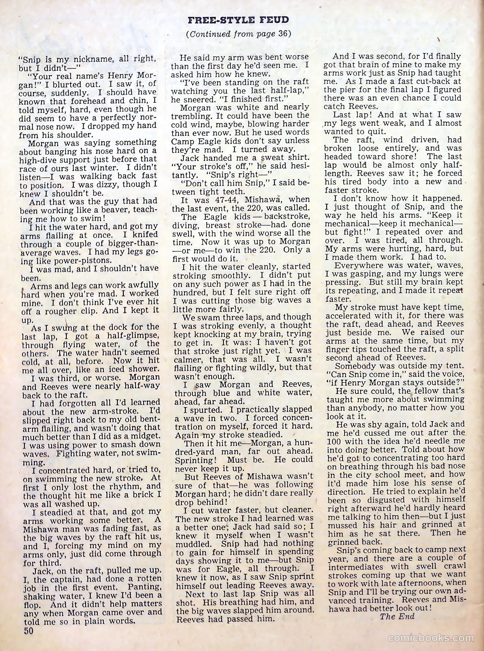 Calling All Boys #7 (1946) — page 50 of 52