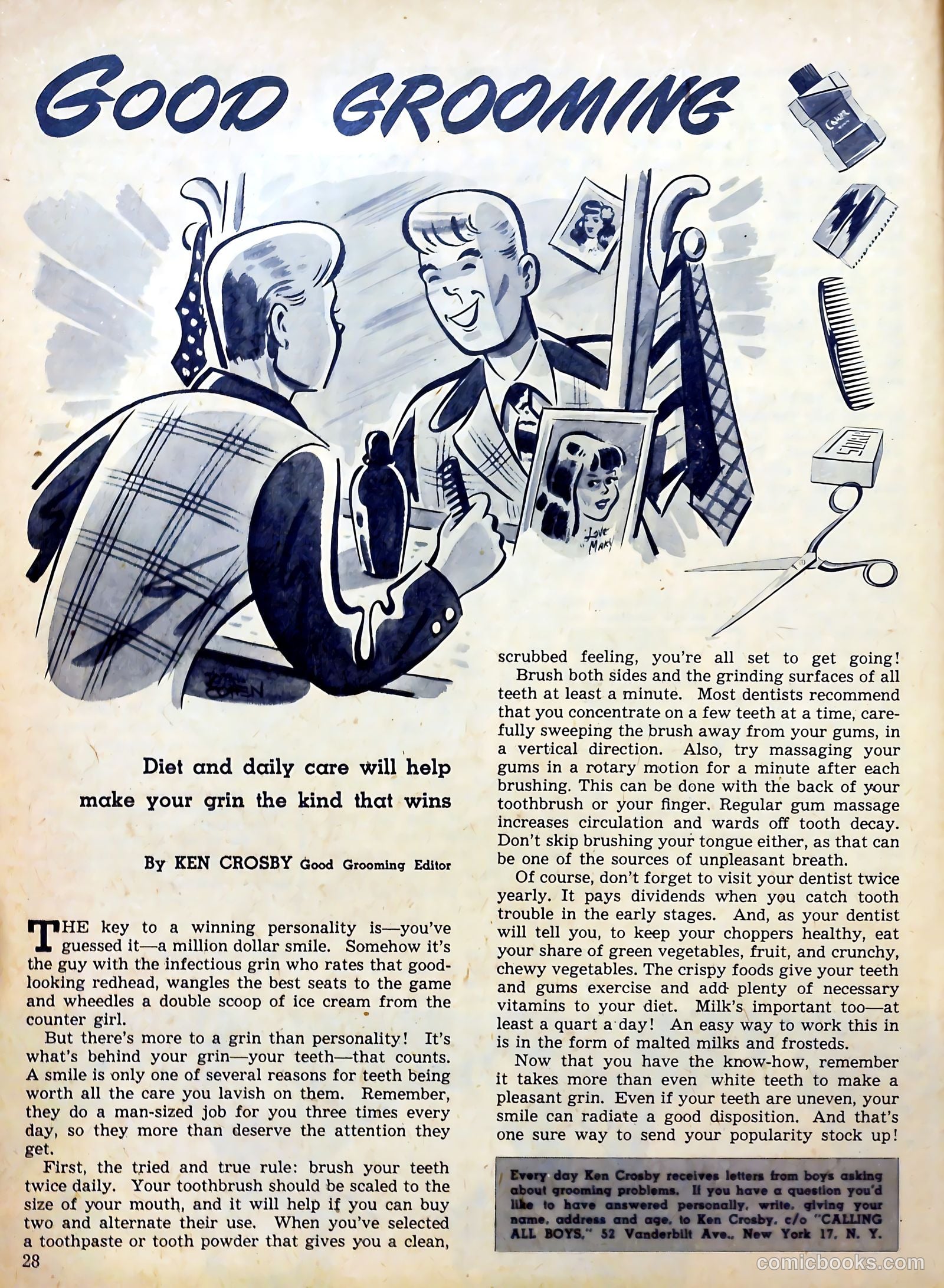 Calling All Boys #8 (1946) — page 28 of 59