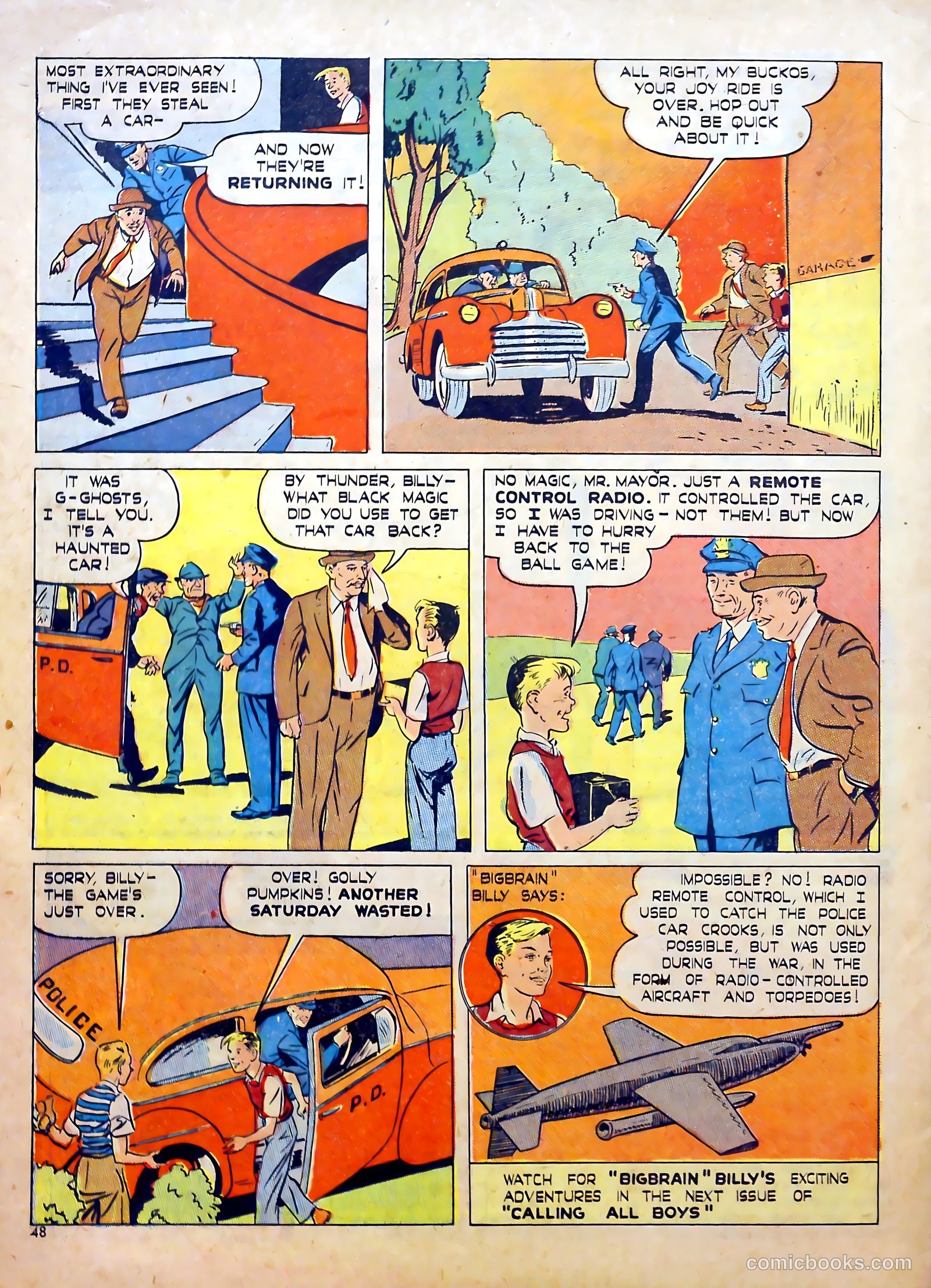 Calling All Boys #8 (1946) — page 47 of 59