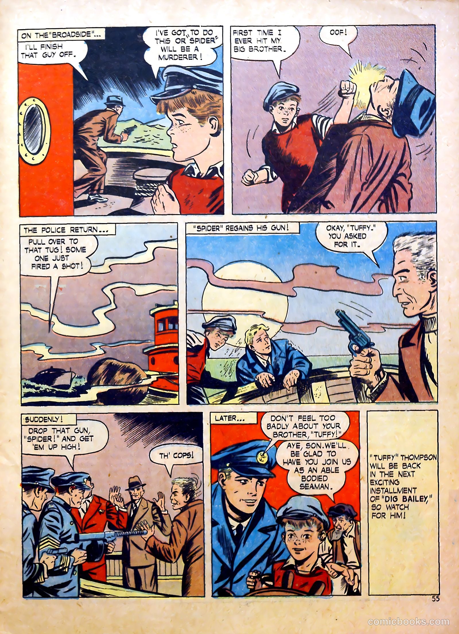 Calling All Boys #8 (1946) — page 54 of 59