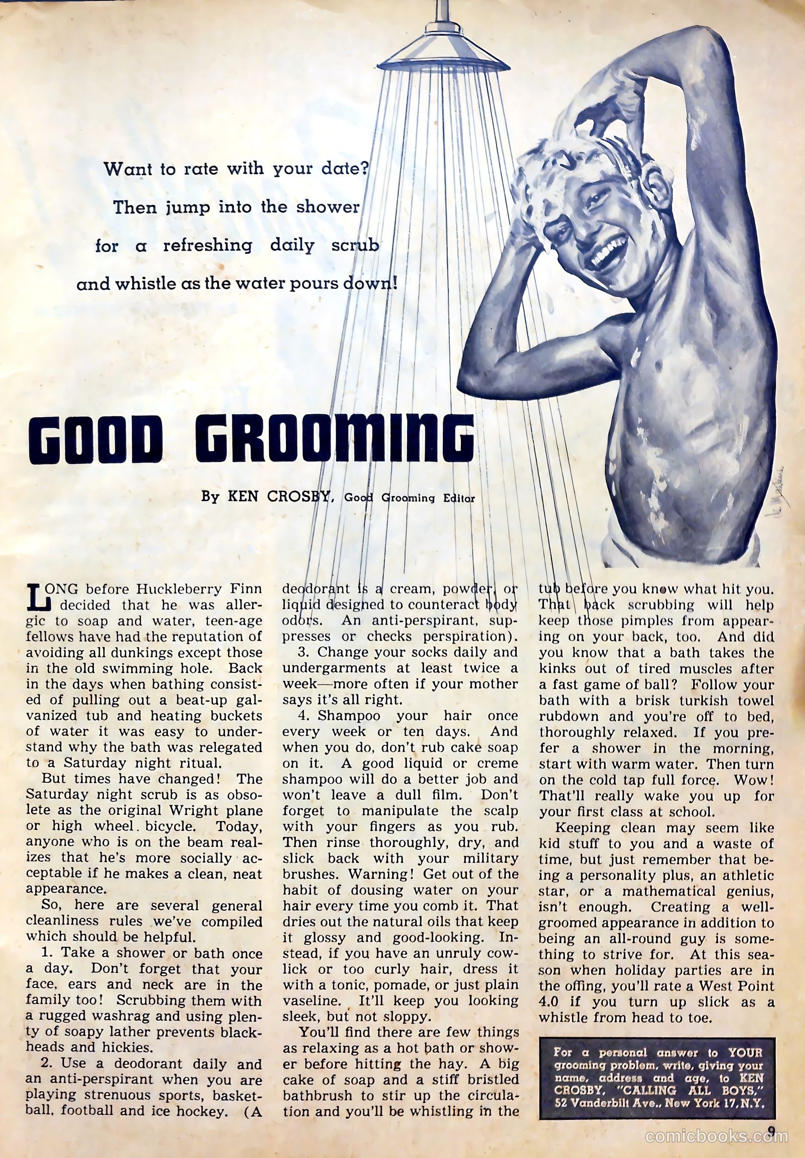 Calling All Boys #9 (1946) — page 8 of 49