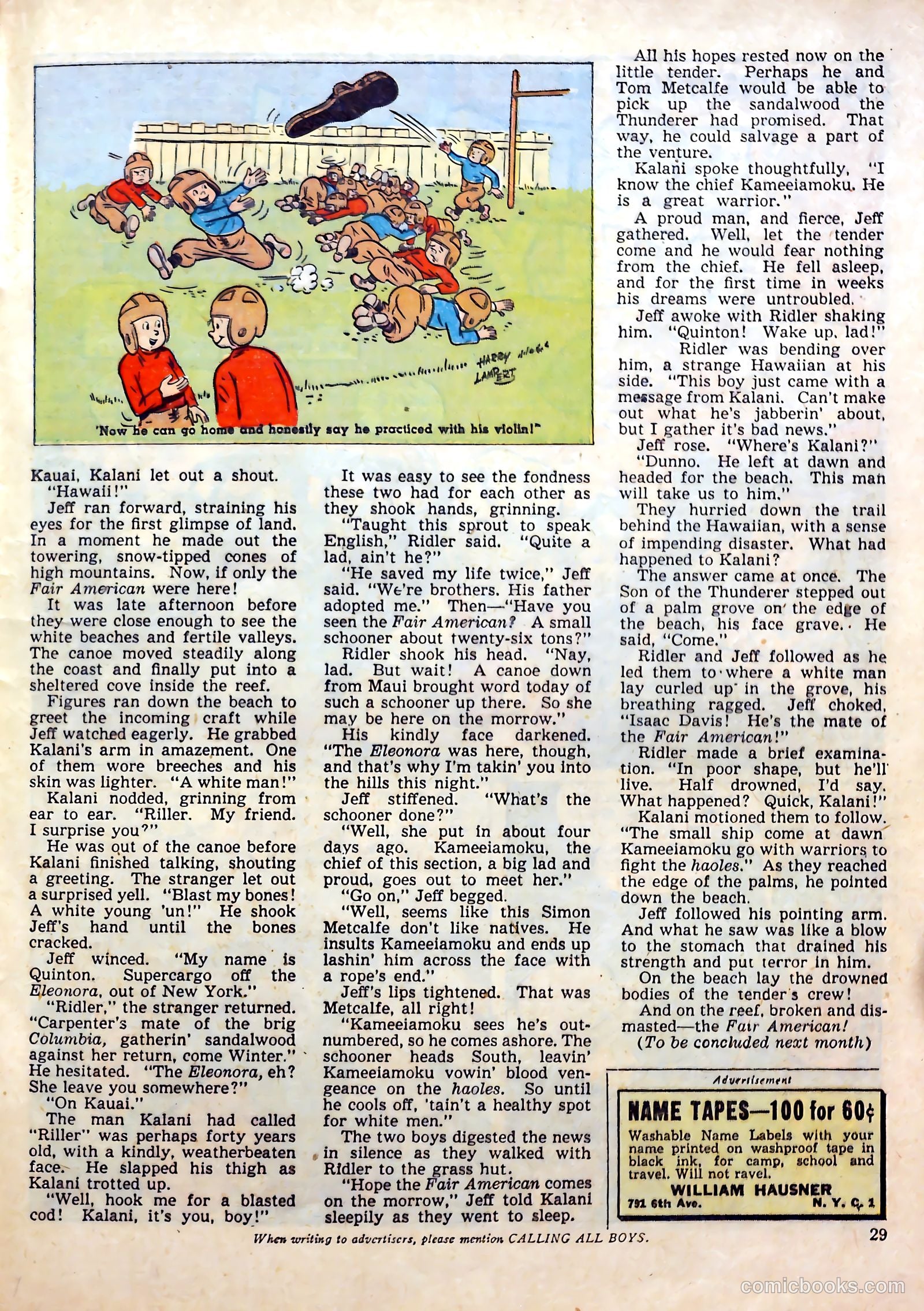Calling All Boys #9 (1946) — page 27 of 49