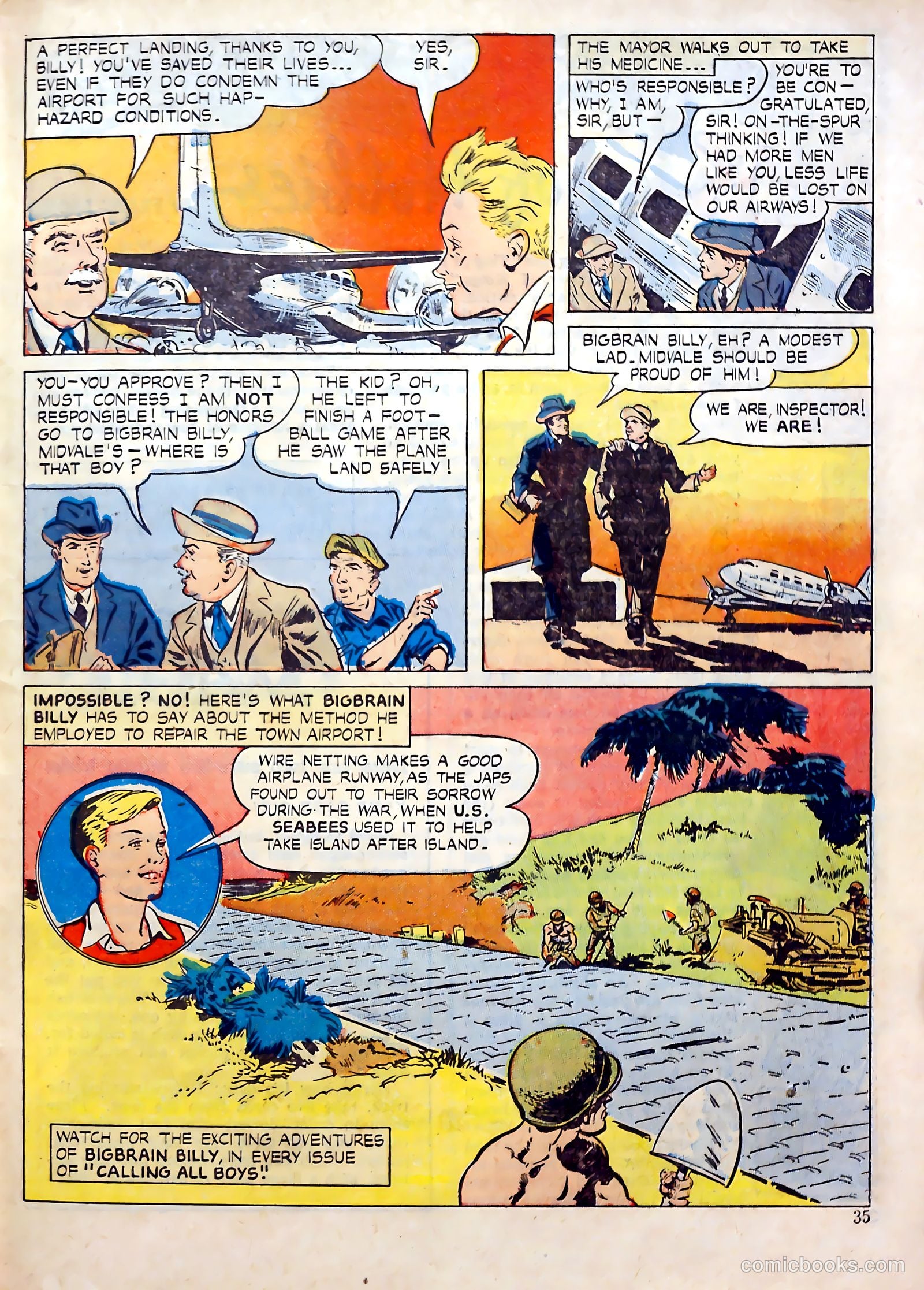 Calling All Boys #9 (1946) — page 33 of 49