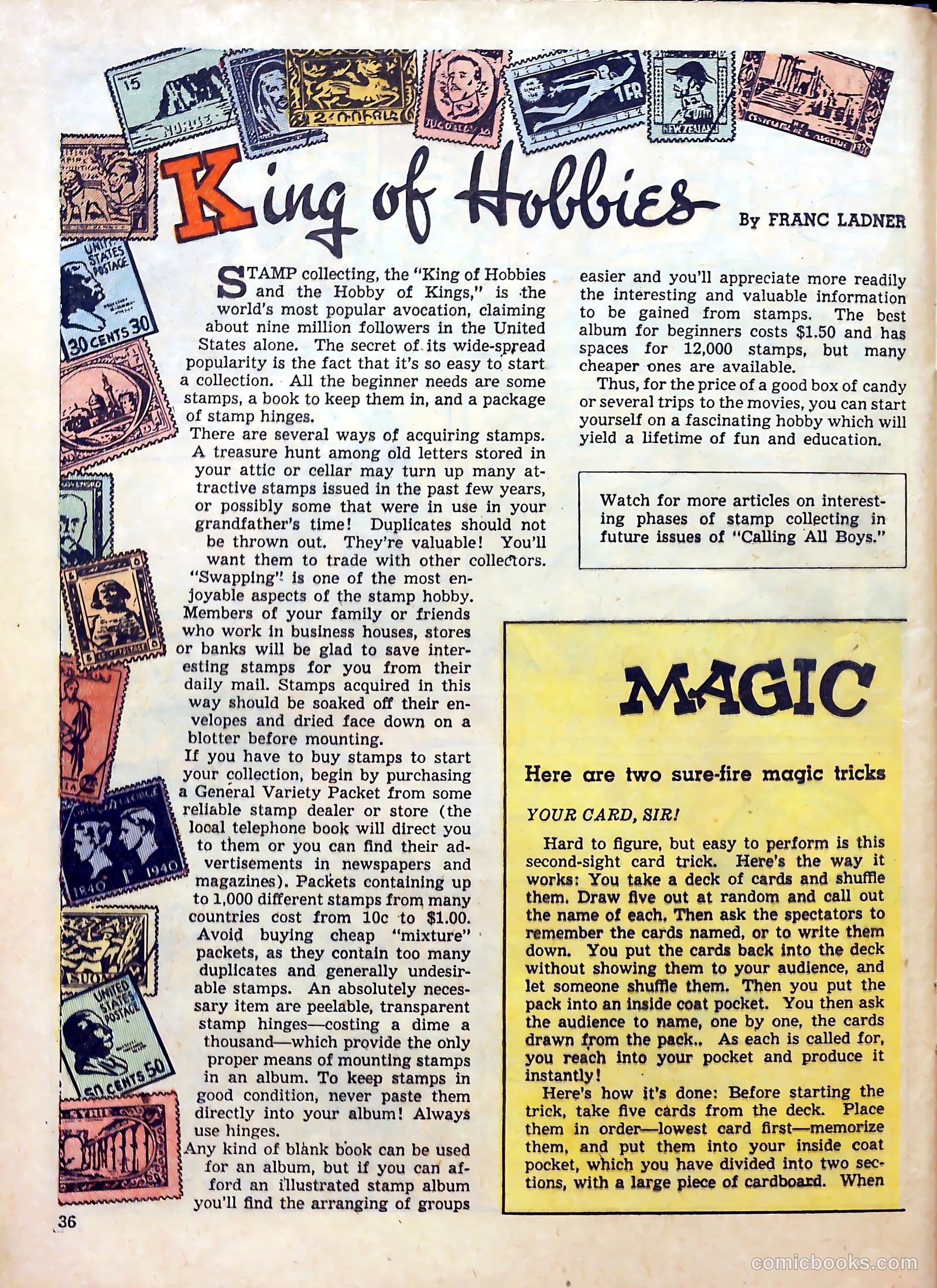 Calling All Boys #9 (1946) — page 34 of 49
