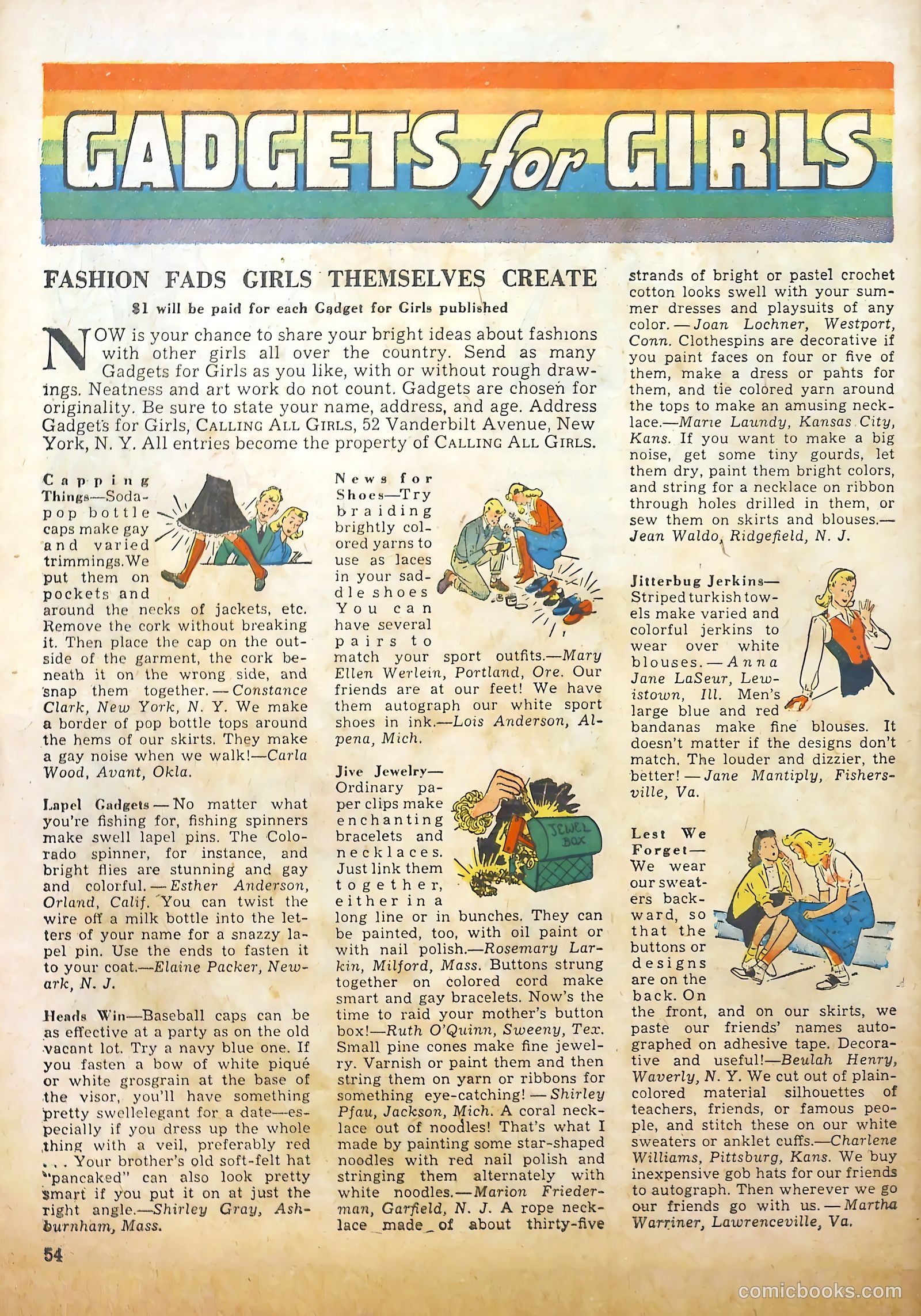 Calling All Girls #1 (1941) — page 56 of 68
