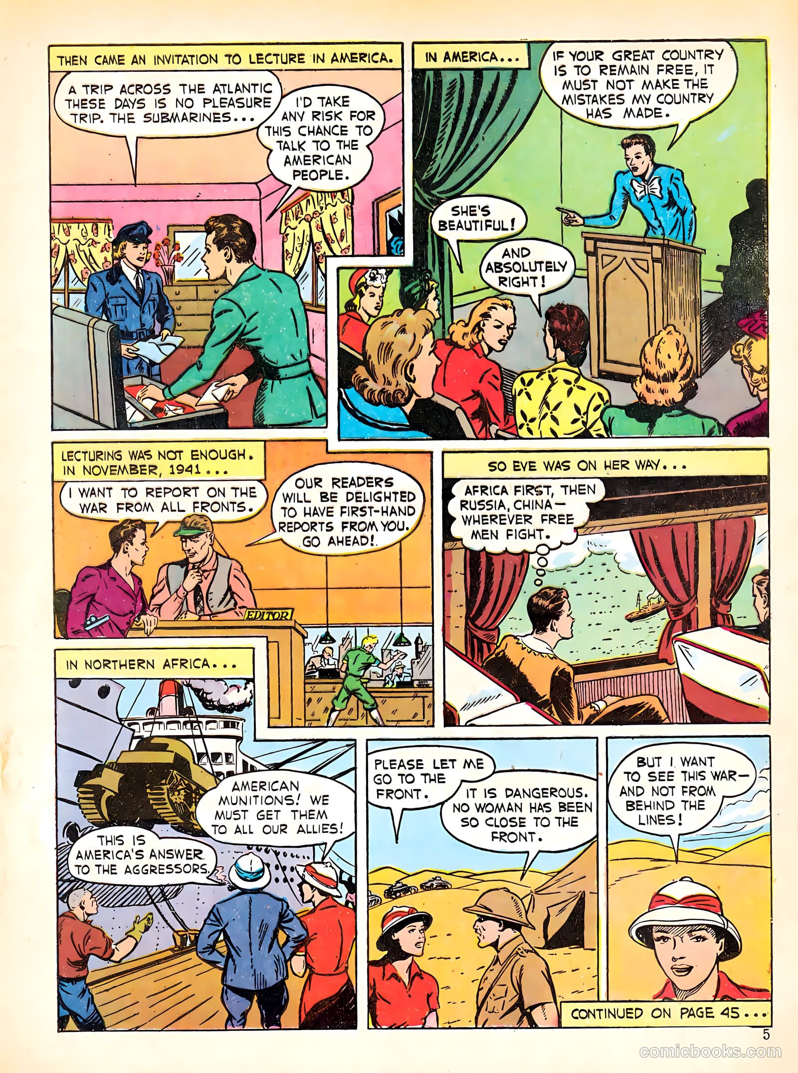 Calling All Girls #10 (1942) — page 5 of 60