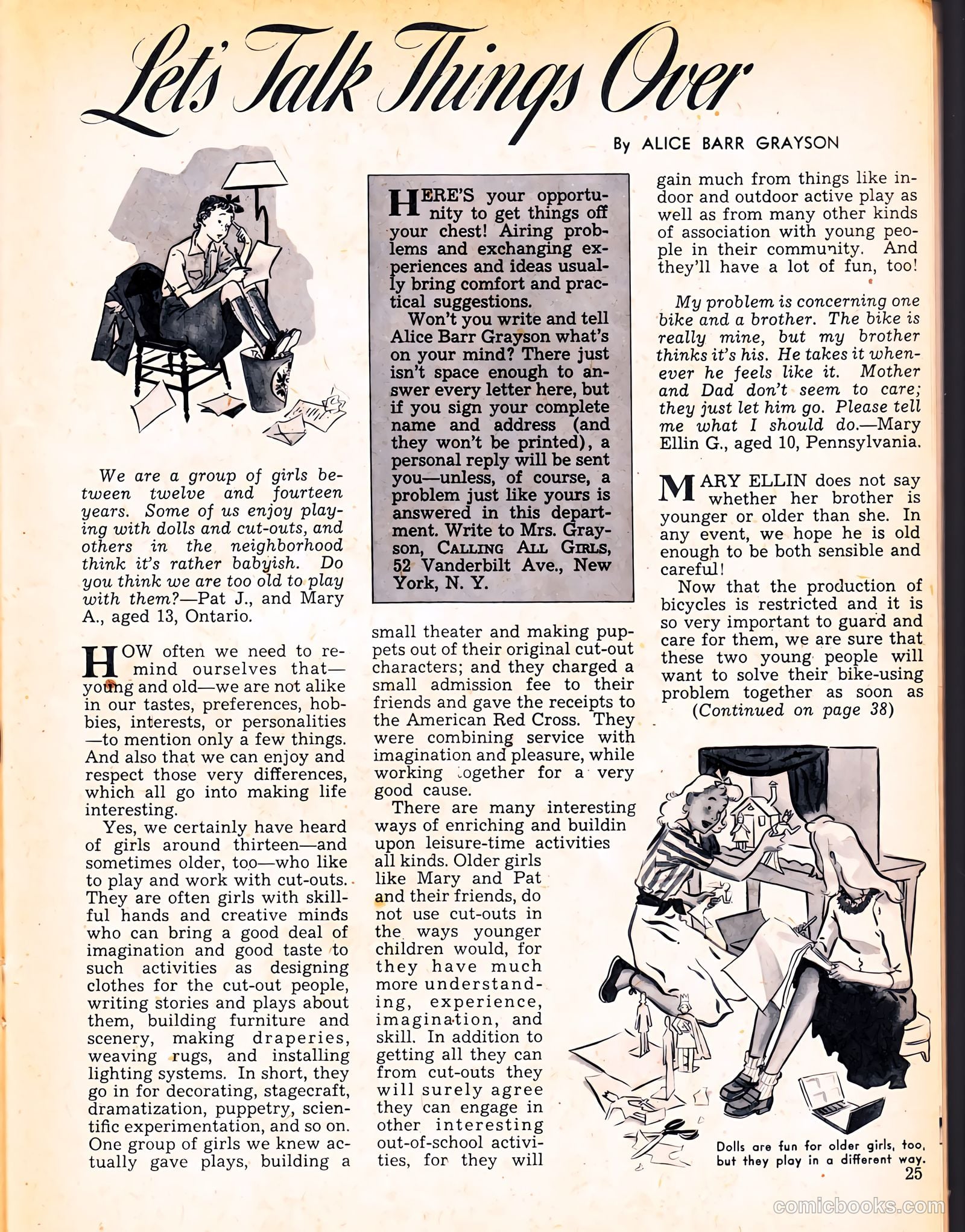 Calling All Girls #10 (1942) — page 25 of 60