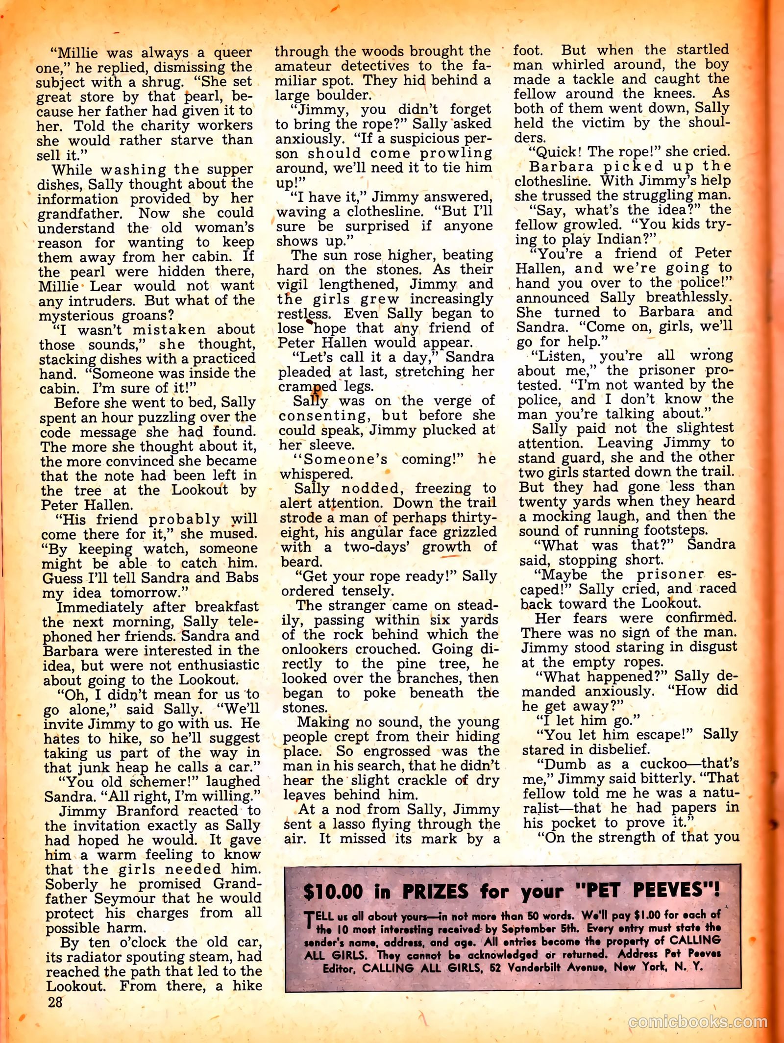 Calling All Girls #10 (1942) — page 28 of 60