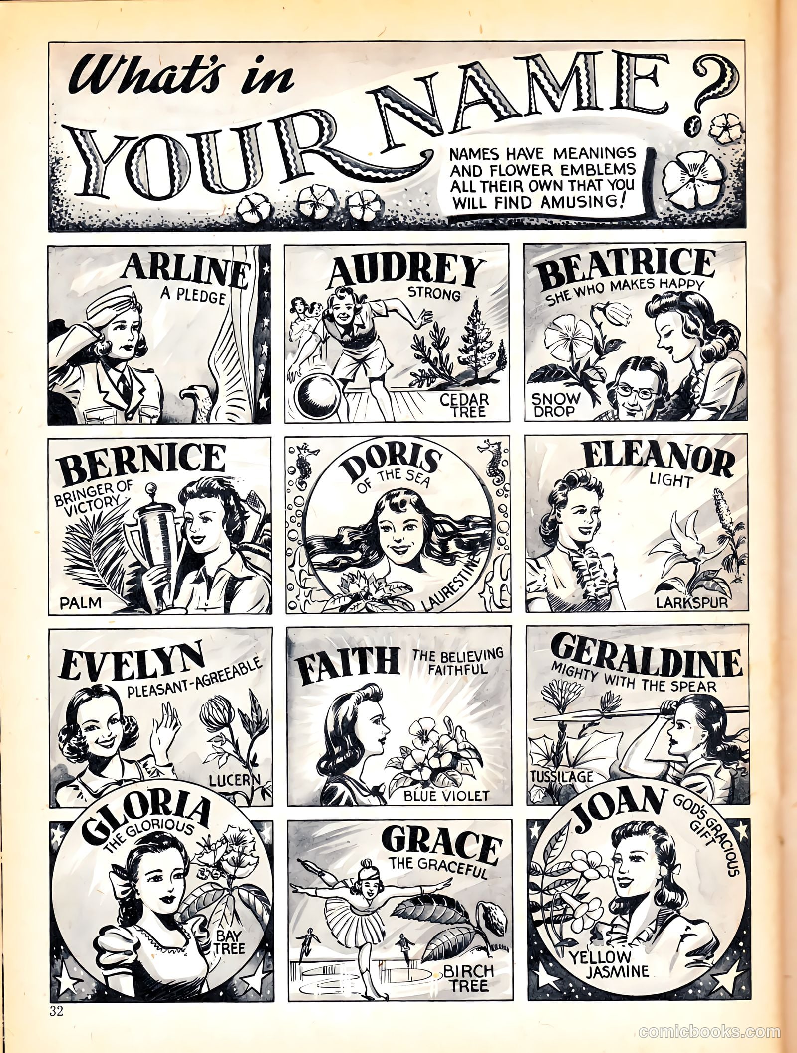 Calling All Girls #10 (1942) — page 32 of 60
