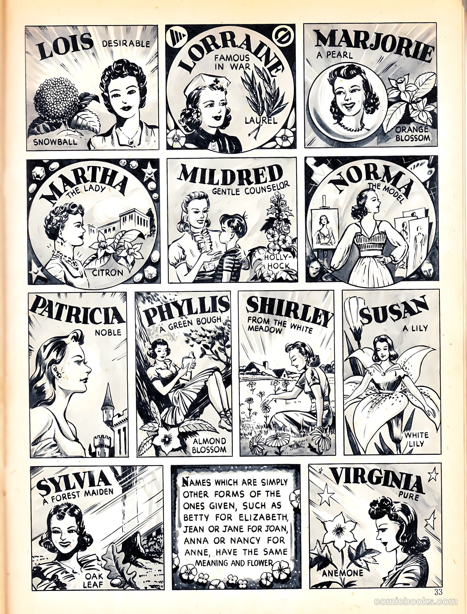 Calling All Girls #10 (1942) — page 33 of 60