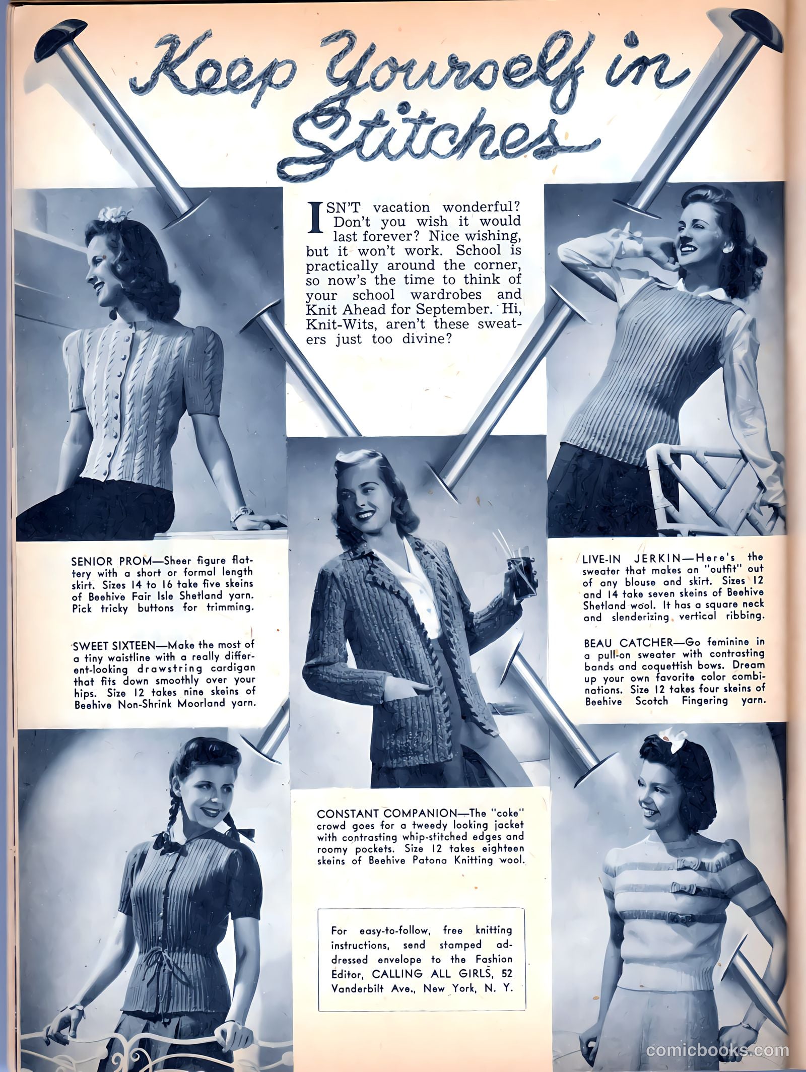 Calling All Girls #10 (1942) — page 42 of 60