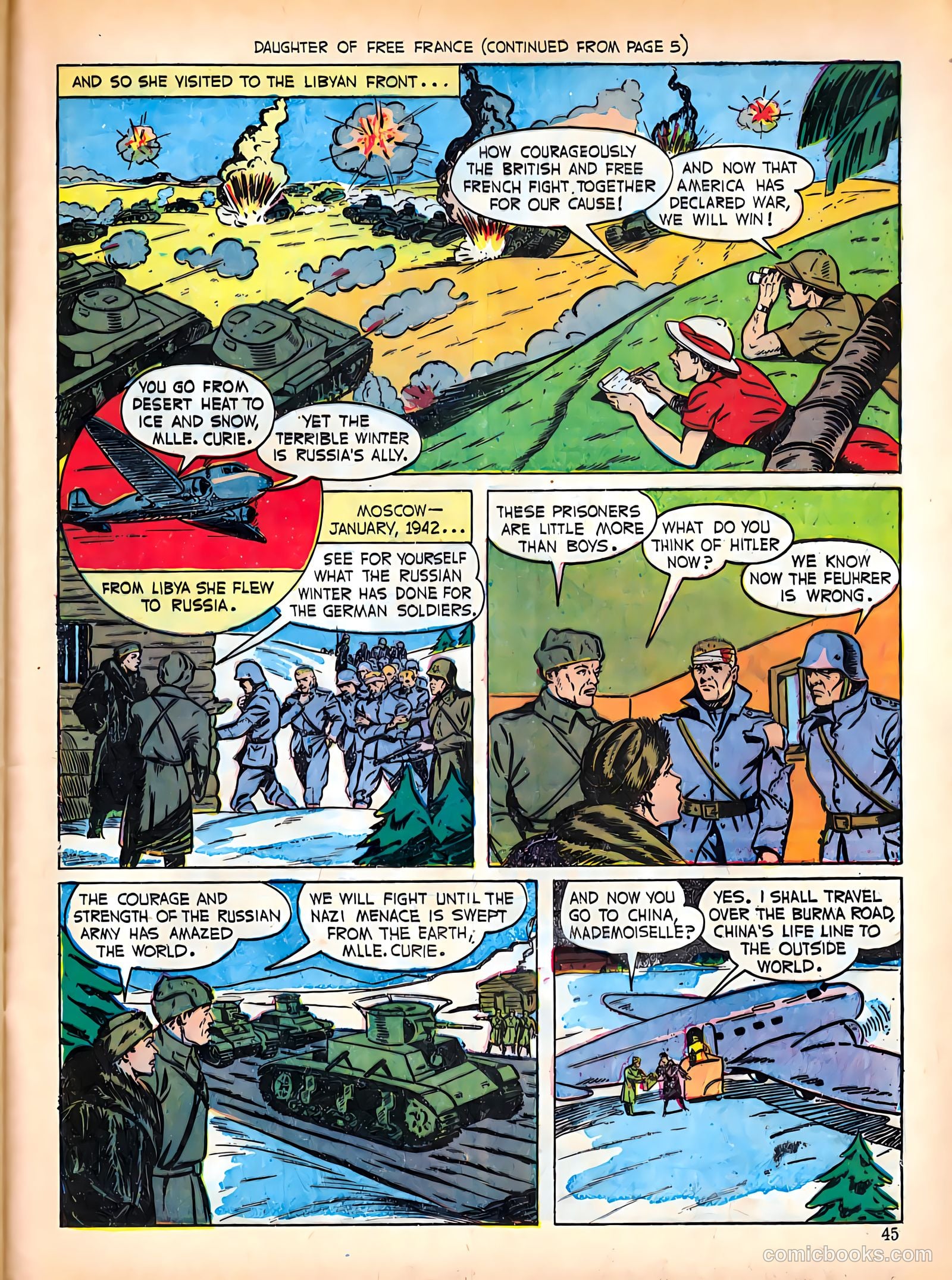 Calling All Girls #10 (1942) — page 45 of 60