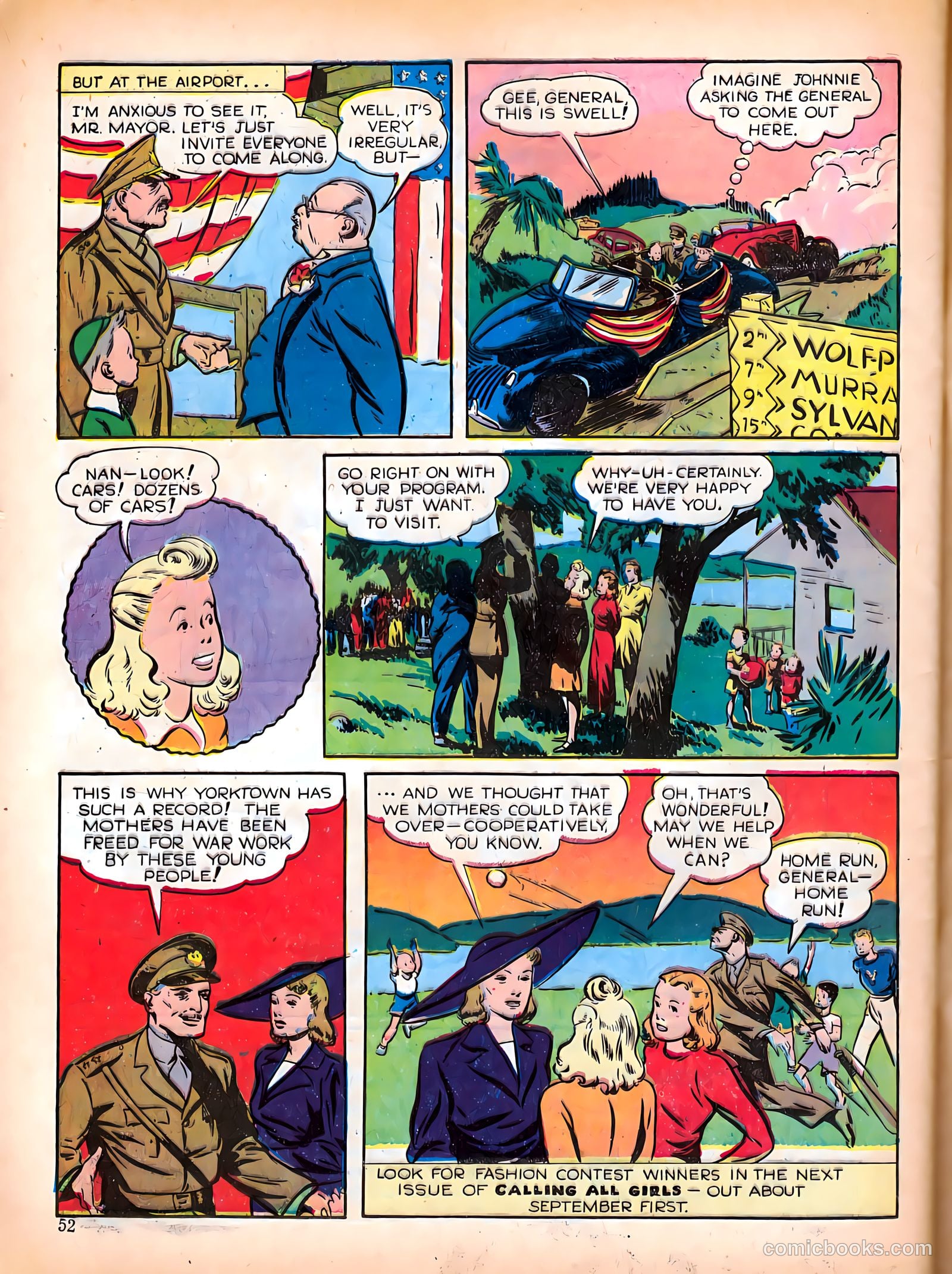 Calling All Girls #10 (1942) — page 52 of 60