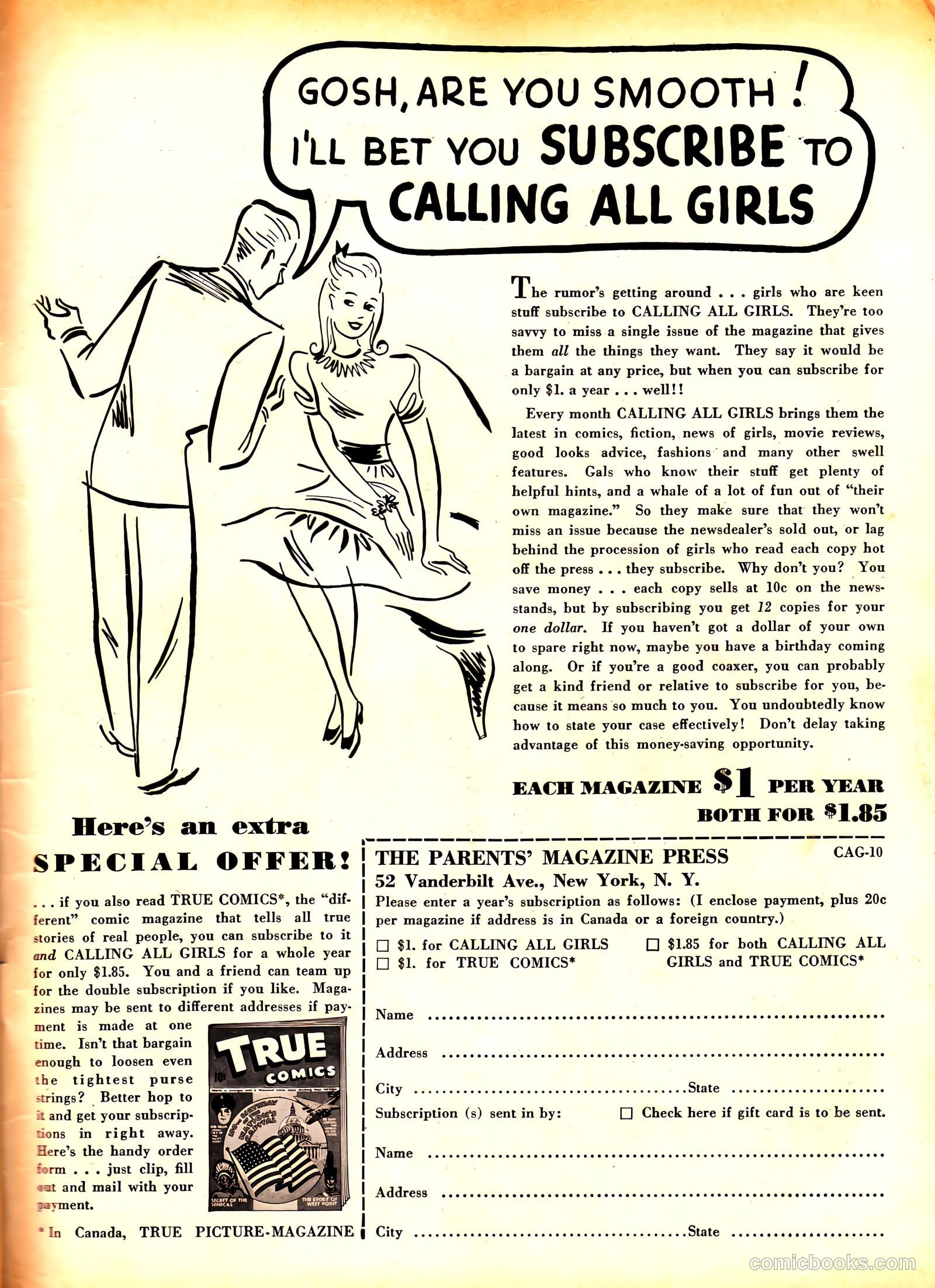 Calling All Girls #10 (1942) — page 59 of 60