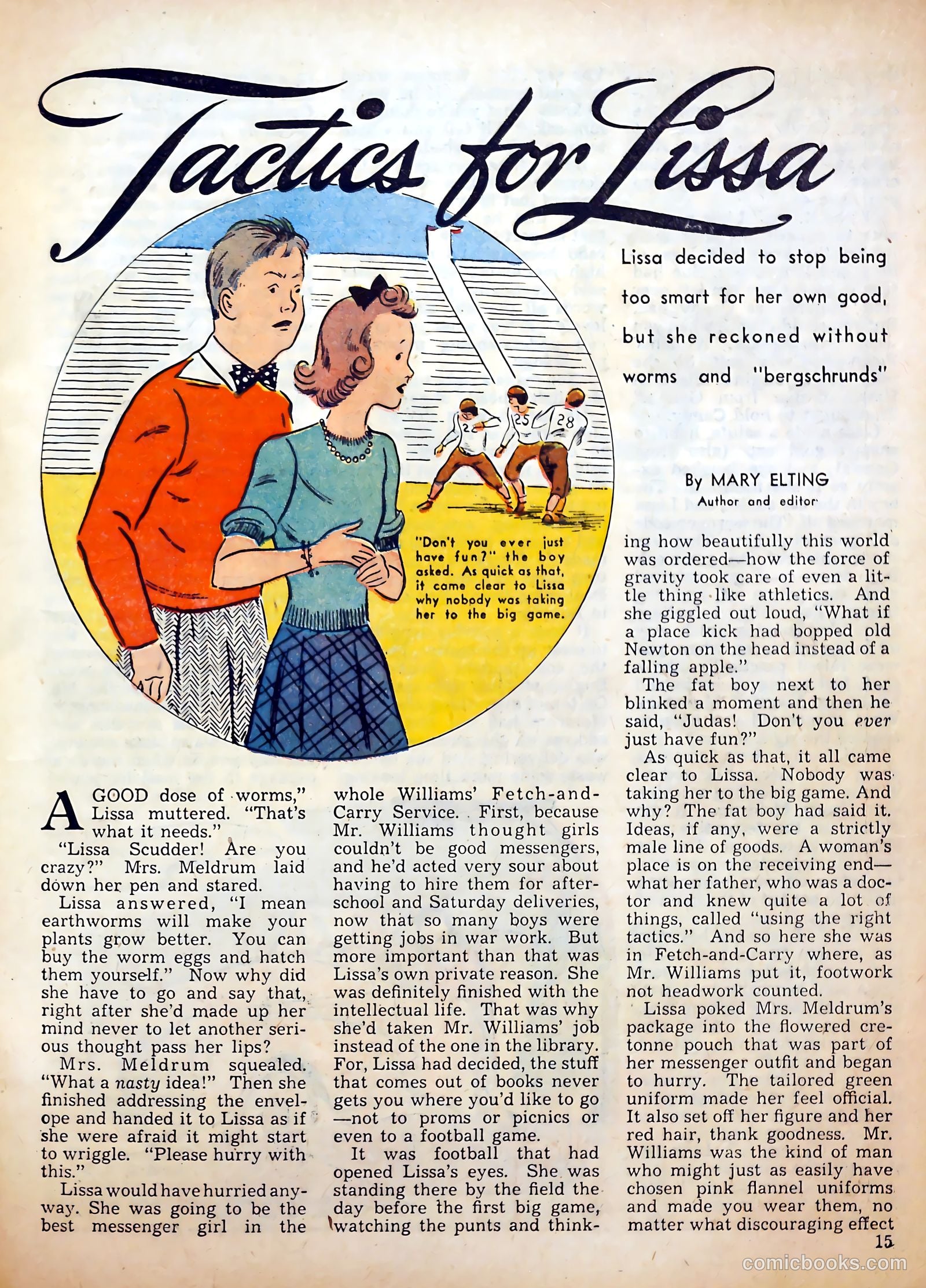 Calling All Girls #12 (1942) — page 15 of 59