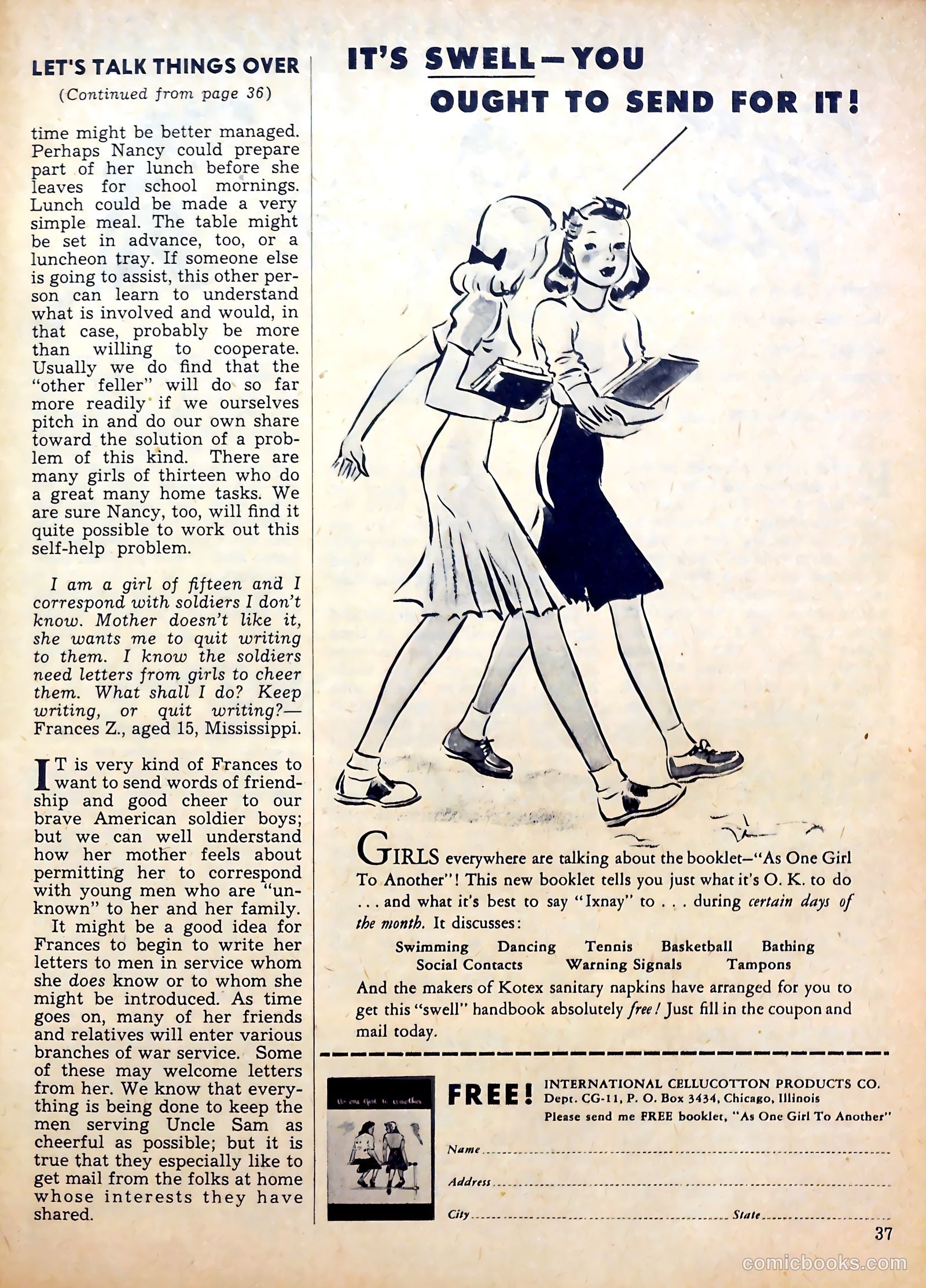 Calling All Girls #12 (1942) — page 36 of 59