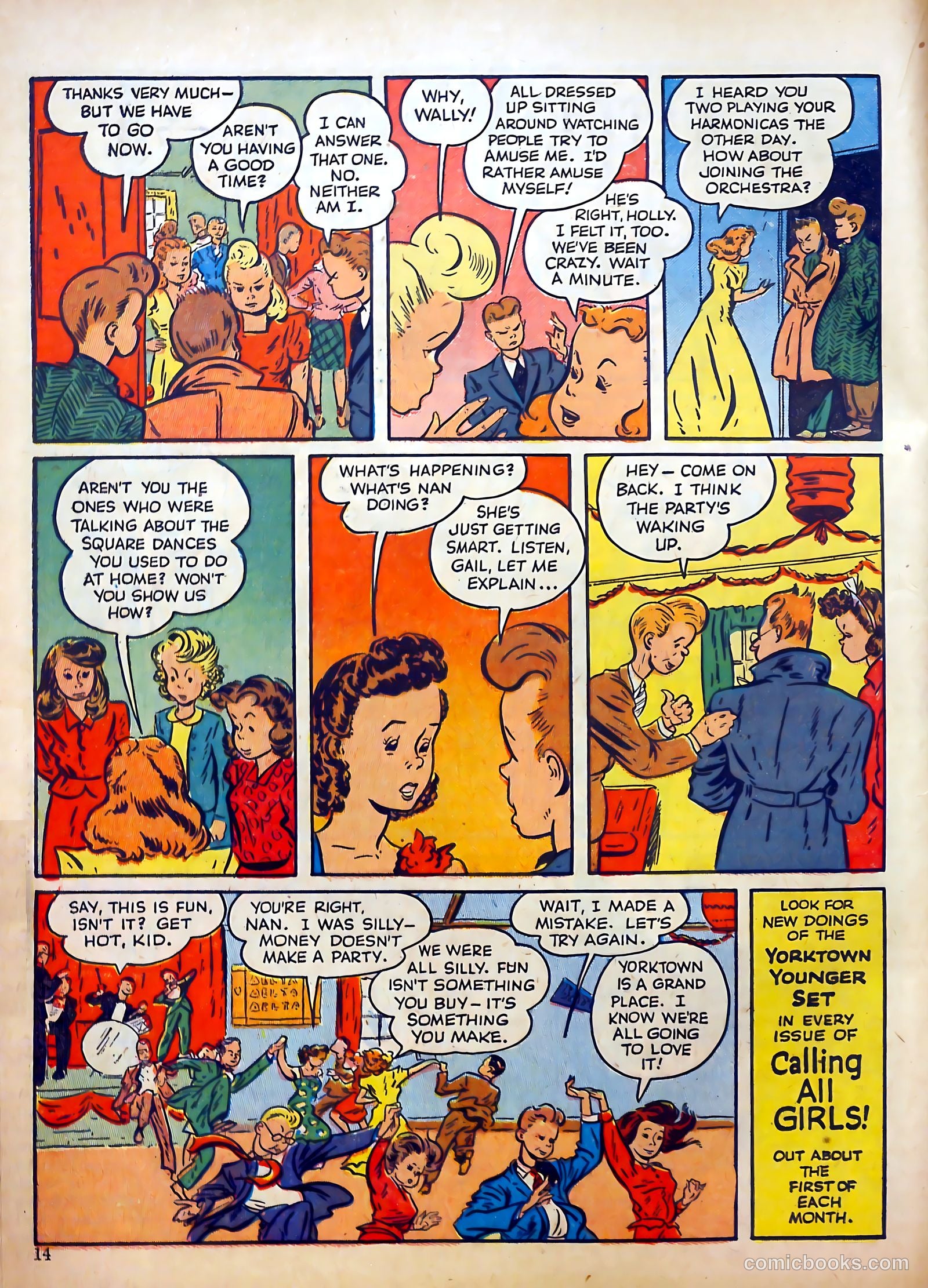 Calling All Girls #13 (1942) — page 14 of 60