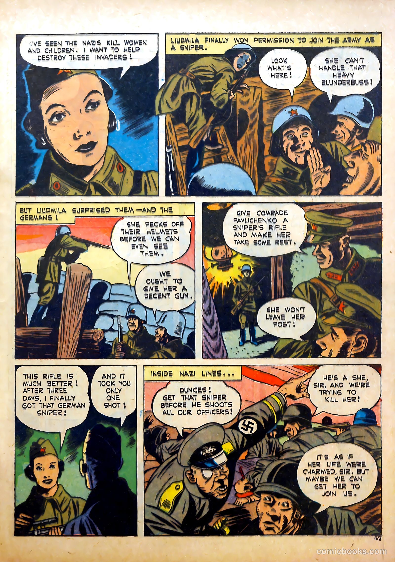 Calling All Girls #13 (1942) — page 56 of 60