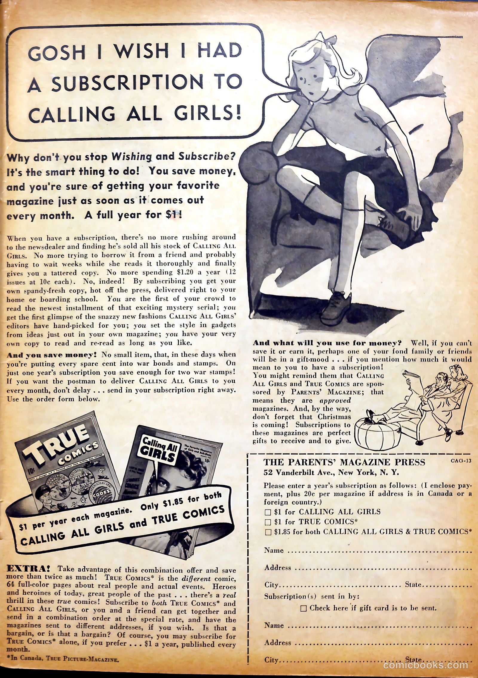Calling All Girls #13 (1942) — page 58 of 60