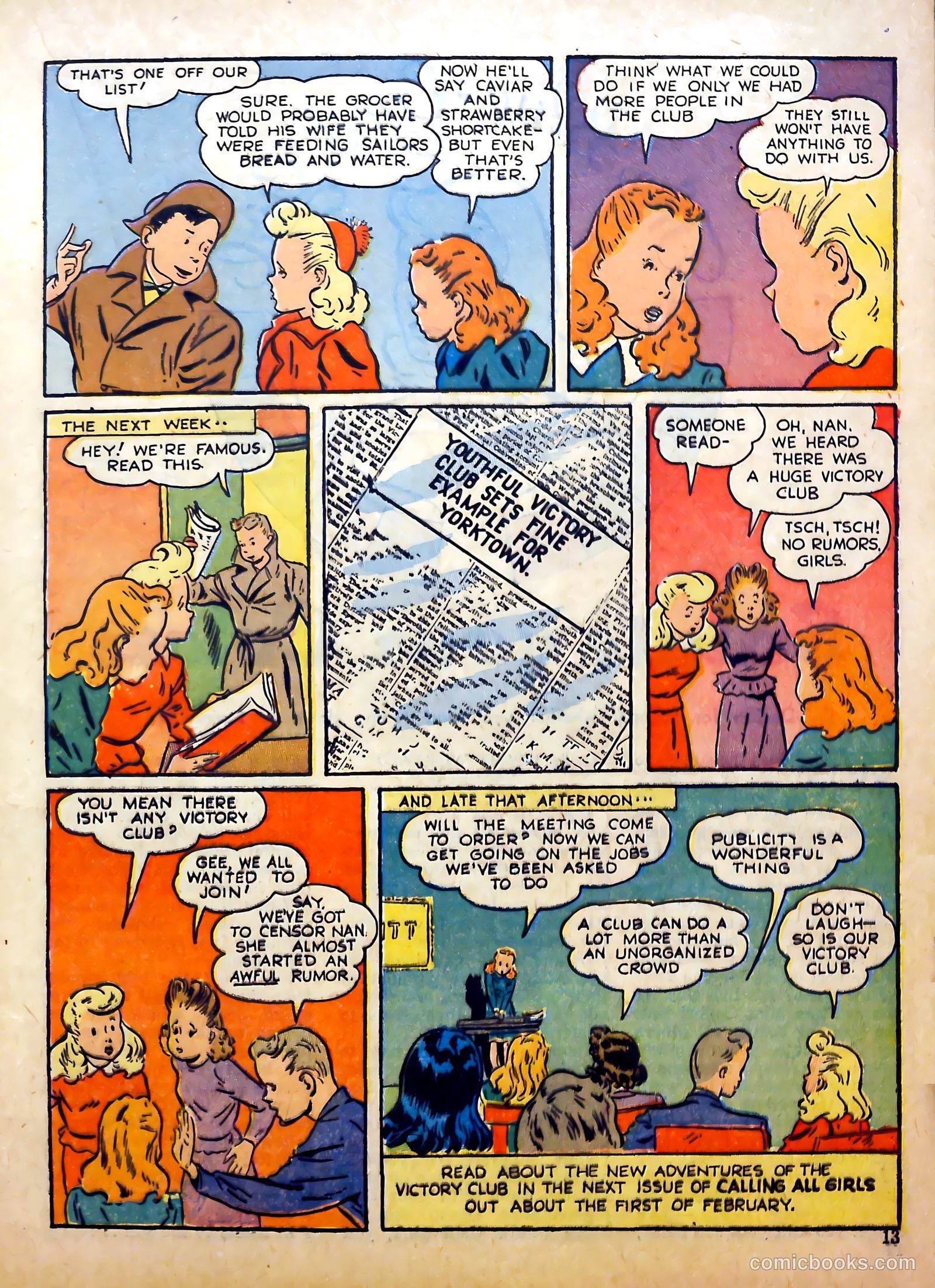 Calling All Girls #15 (1955) — page 13 of 59