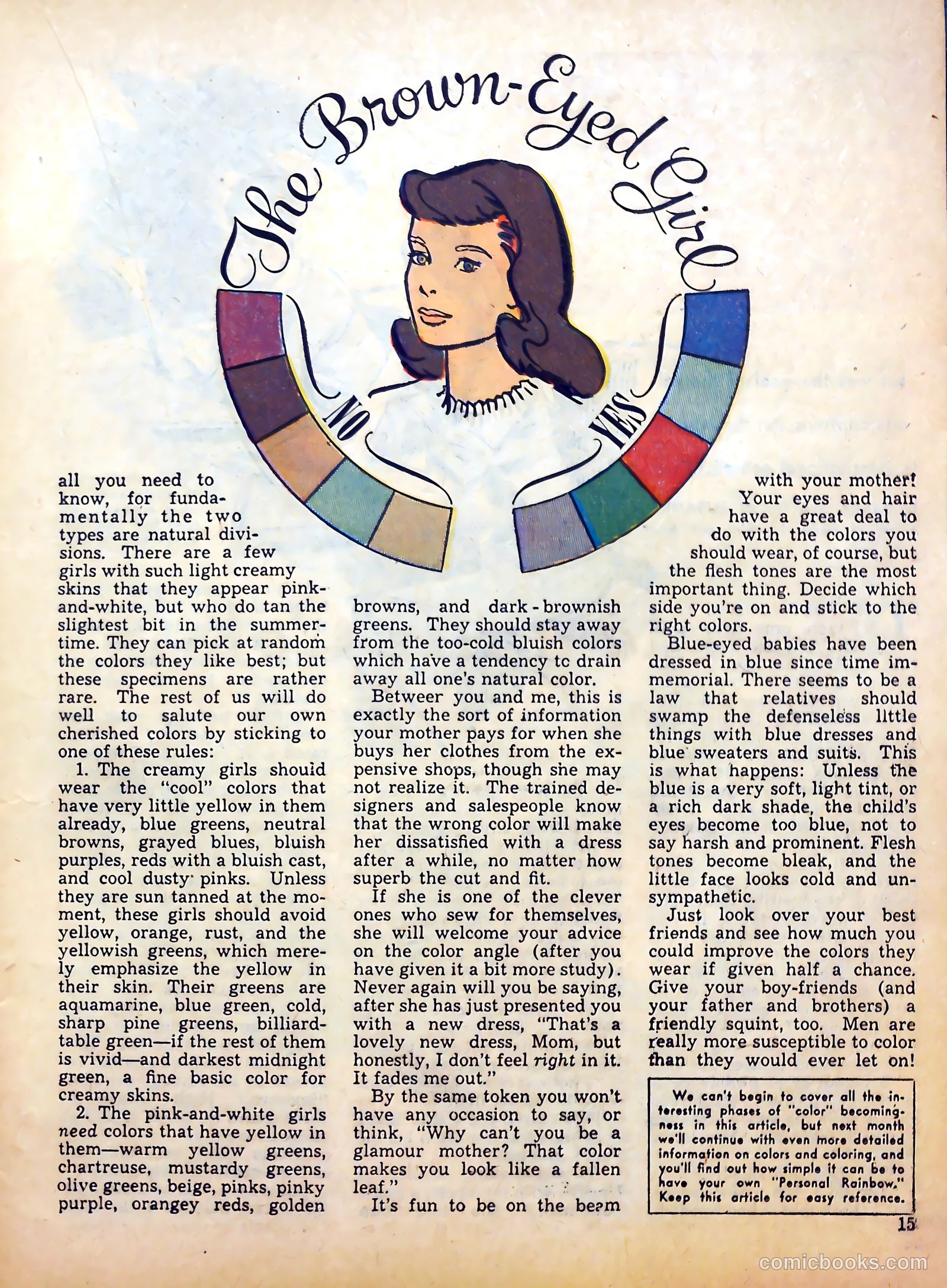 Calling All Girls #15 (1955) — page 15 of 59