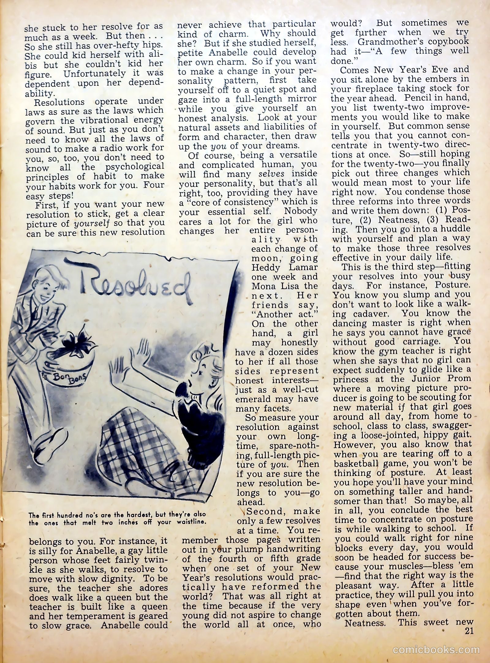 Calling All Girls #15 (1955) — page 21 of 59