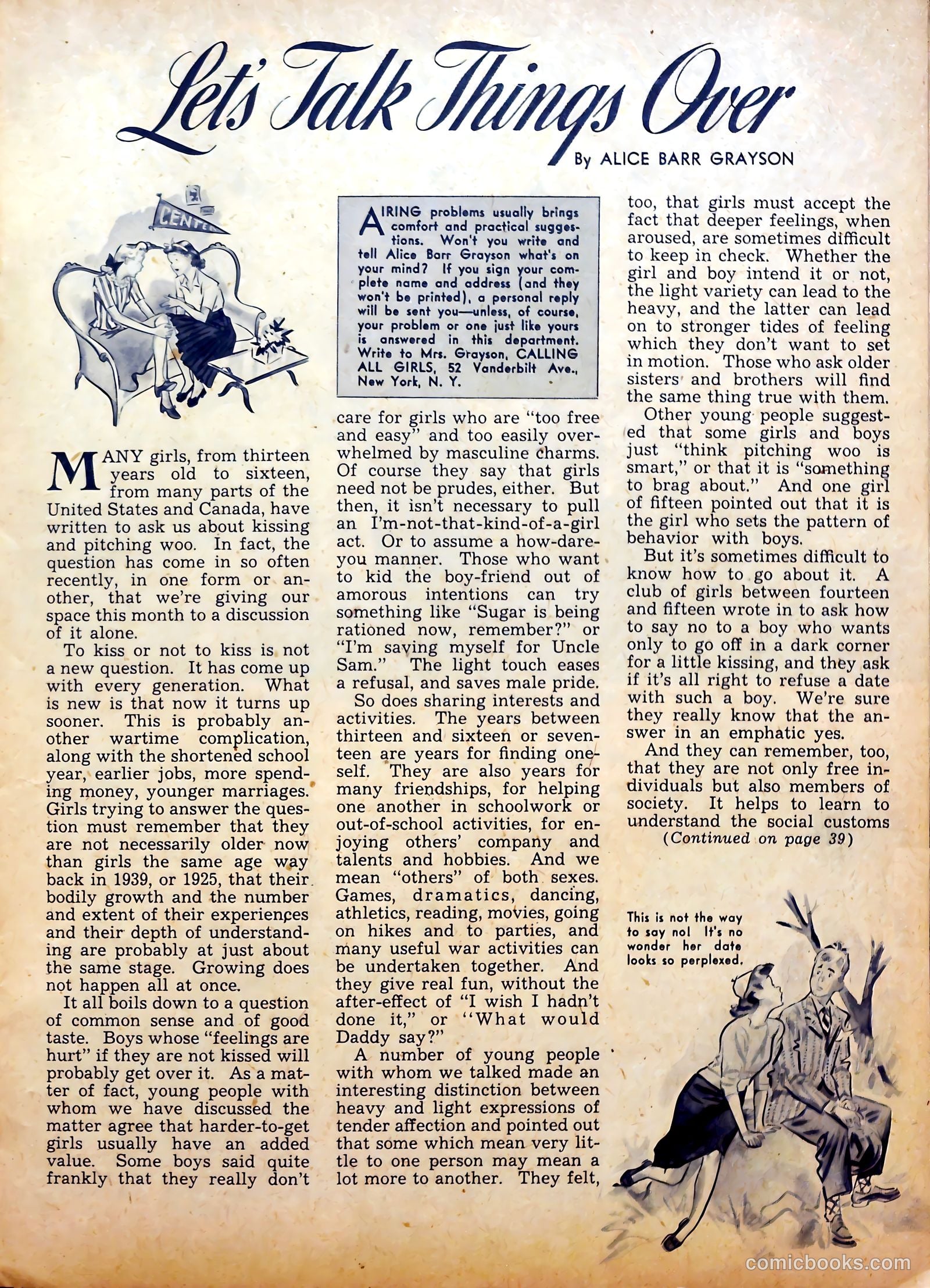 Calling All Girls #15 (1955) — page 23 of 59