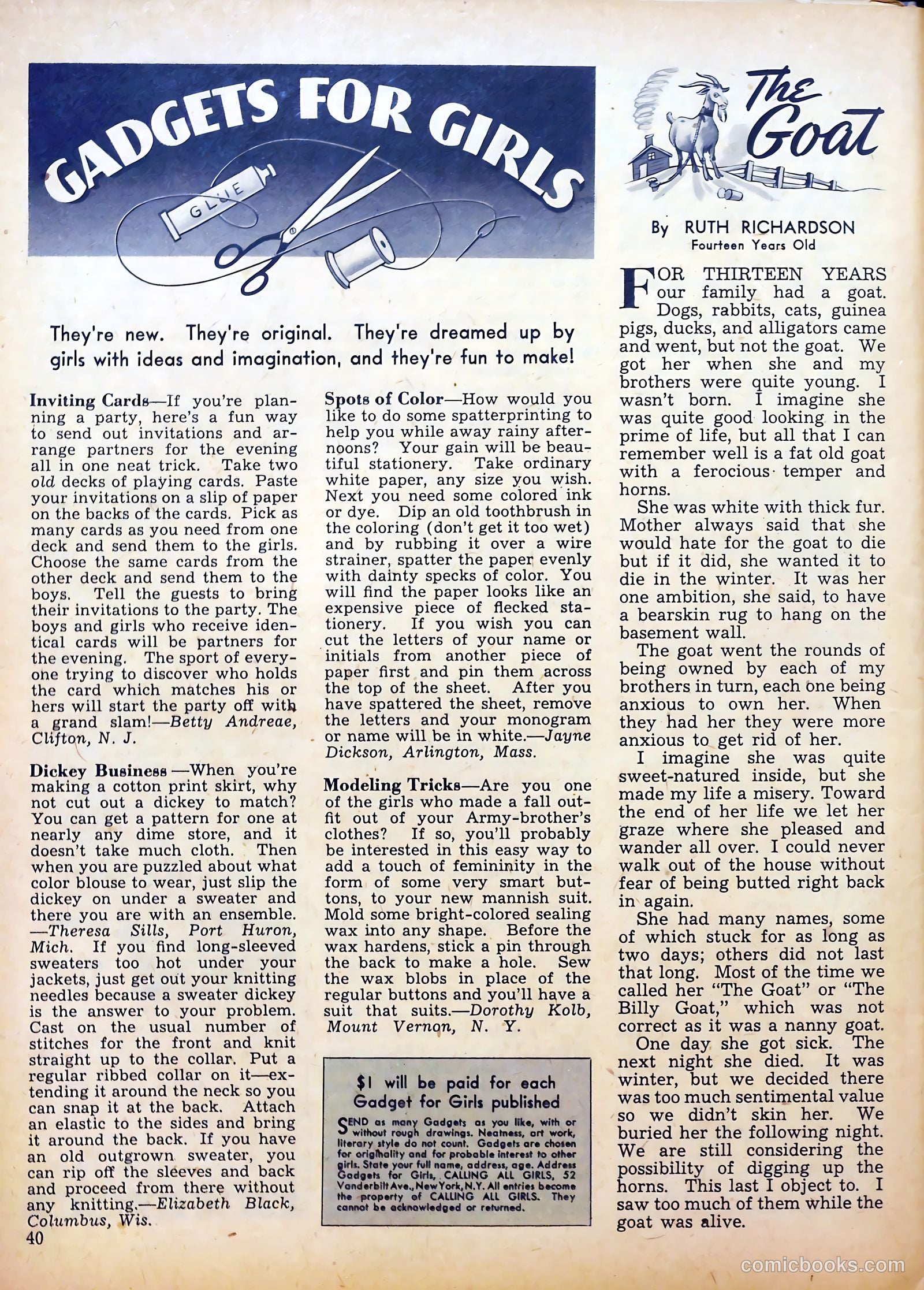 Calling All Girls #15 (1955) — page 39 of 59