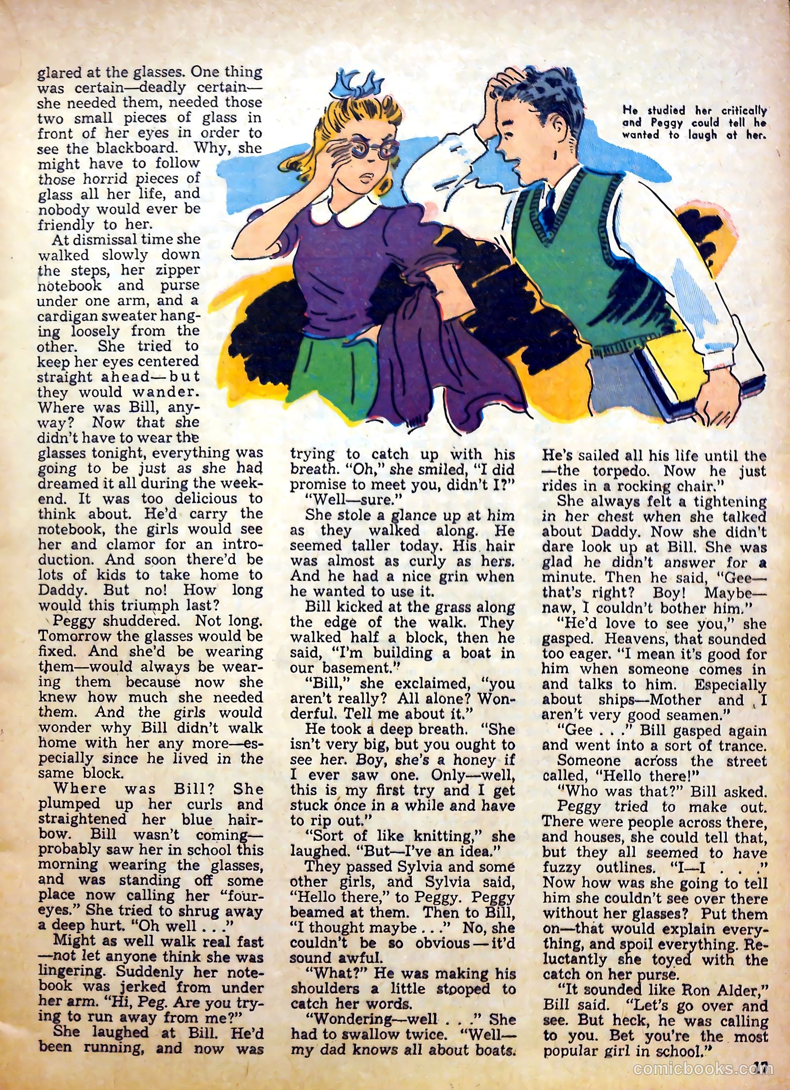 Calling All Girls #17 (1956) — page 17 of 57