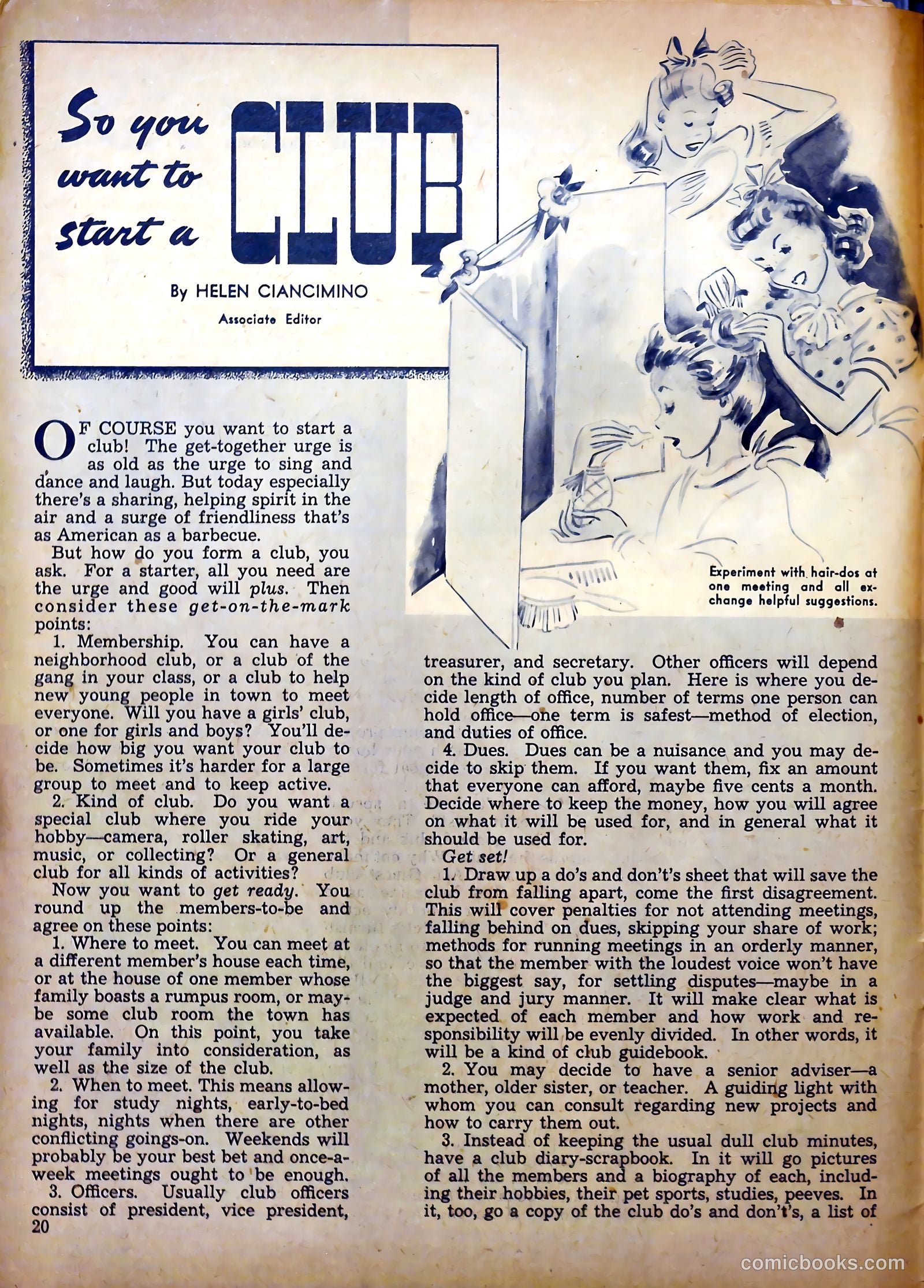 Calling All Girls #17 (1956) — page 20 of 57