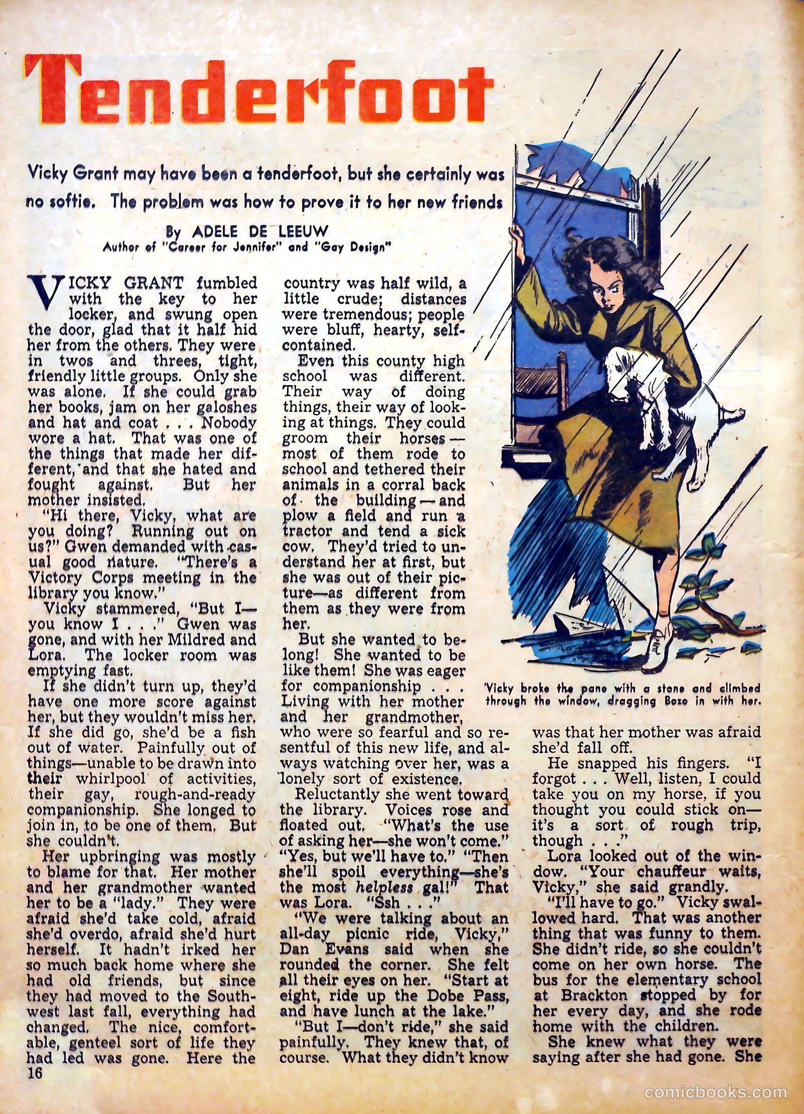 Calling All Girls #18 (1956) — page 16 of 61