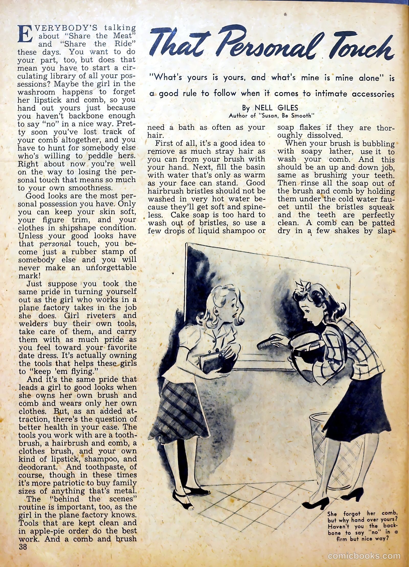 Calling All Girls #18 (1956) — page 37 of 61