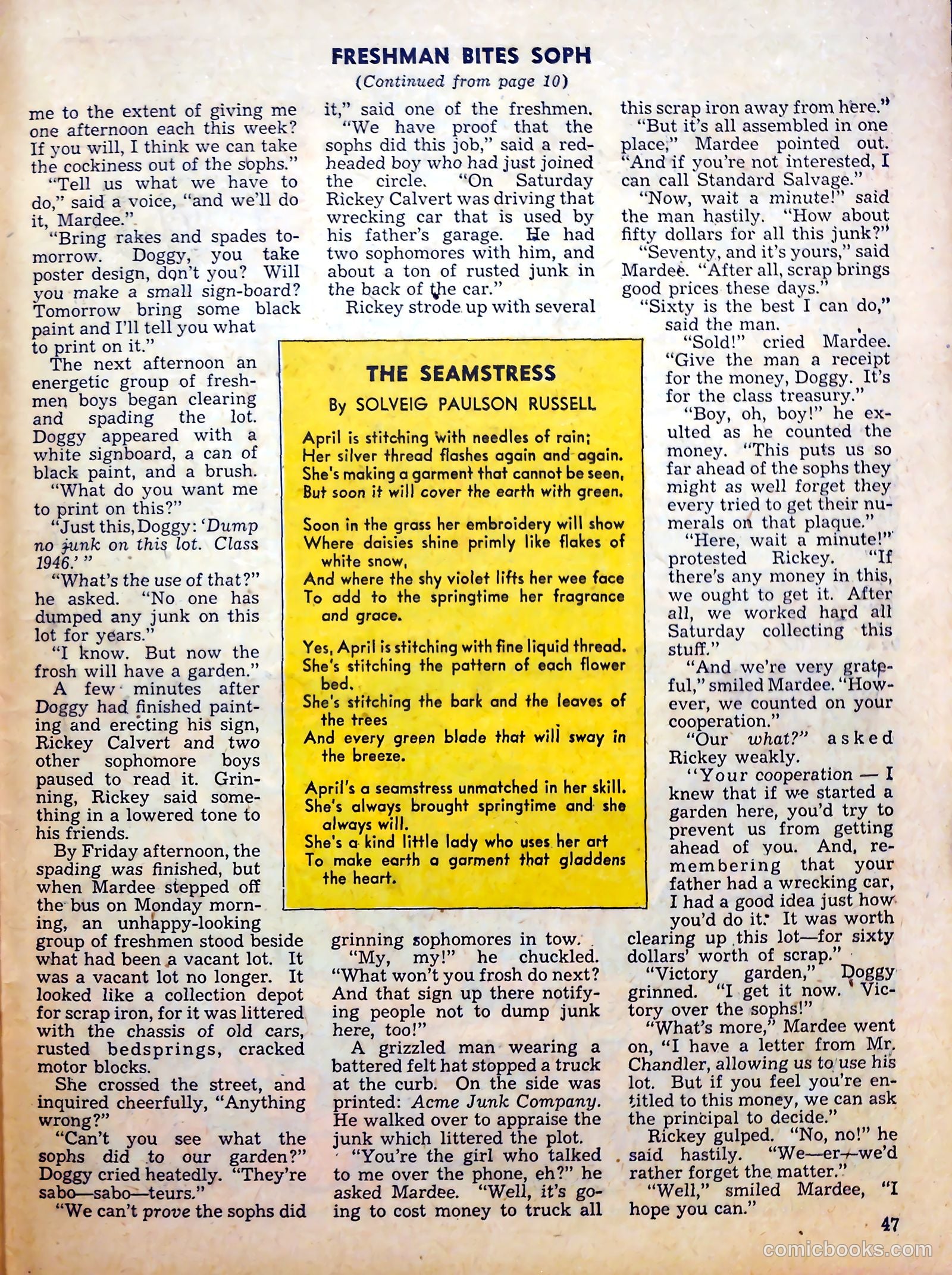 Calling All Girls #18 (1956) — page 46 of 61