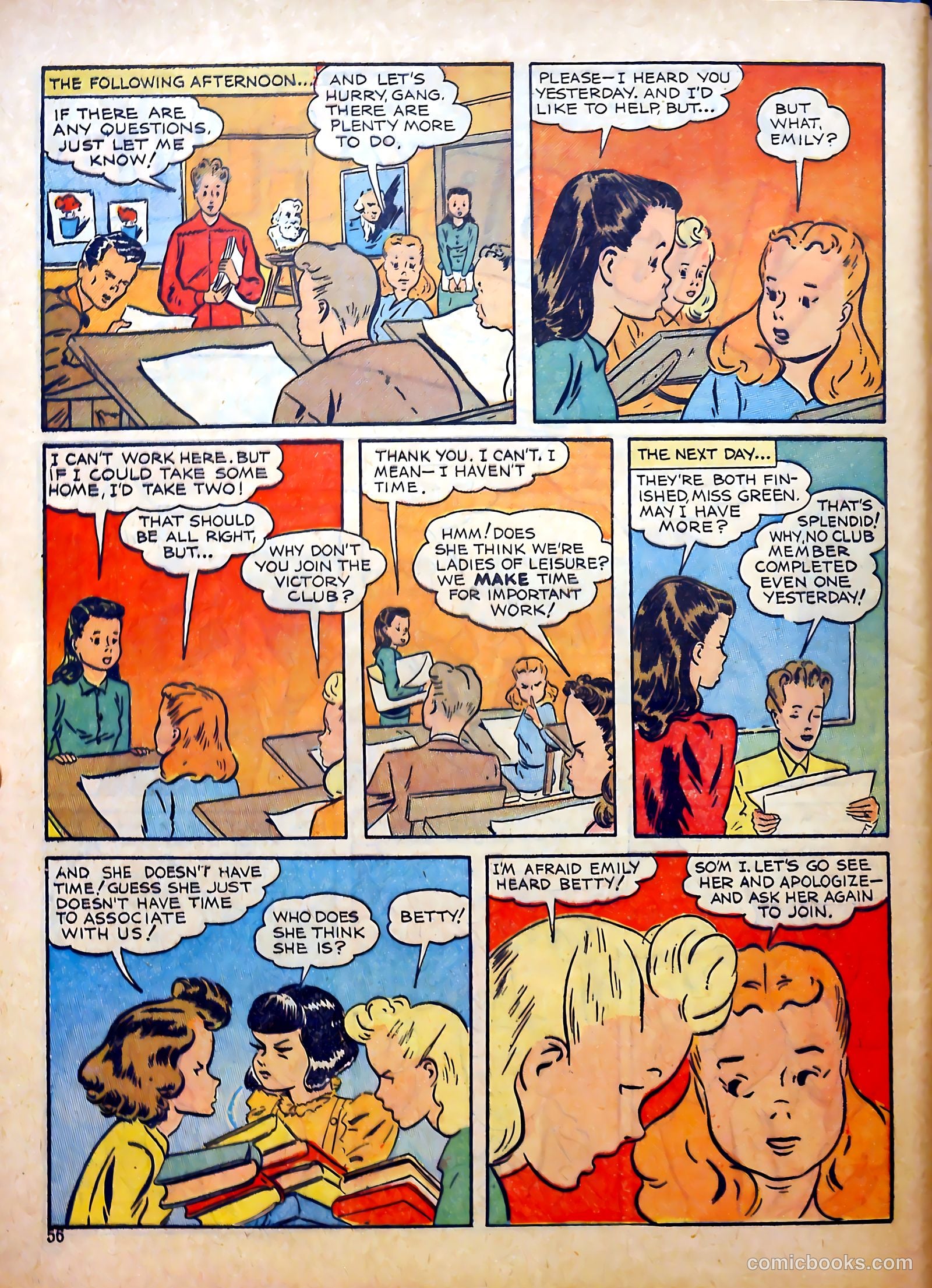 Calling All Girls #18 (1956) — page 55 of 61