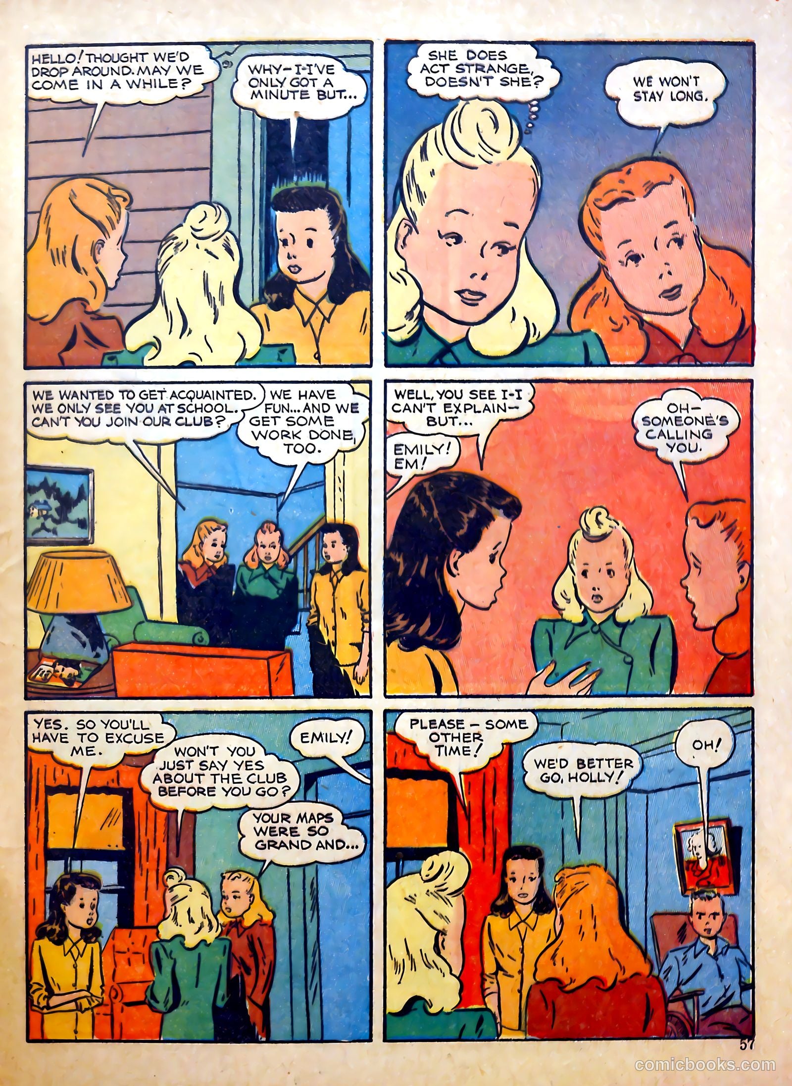 Calling All Girls #18 (1956) — page 56 of 61