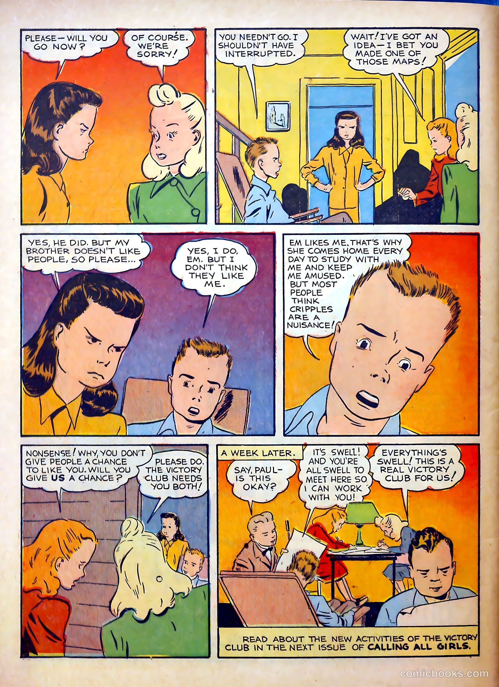Calling All Girls #18 (1956) — page 57 of 61