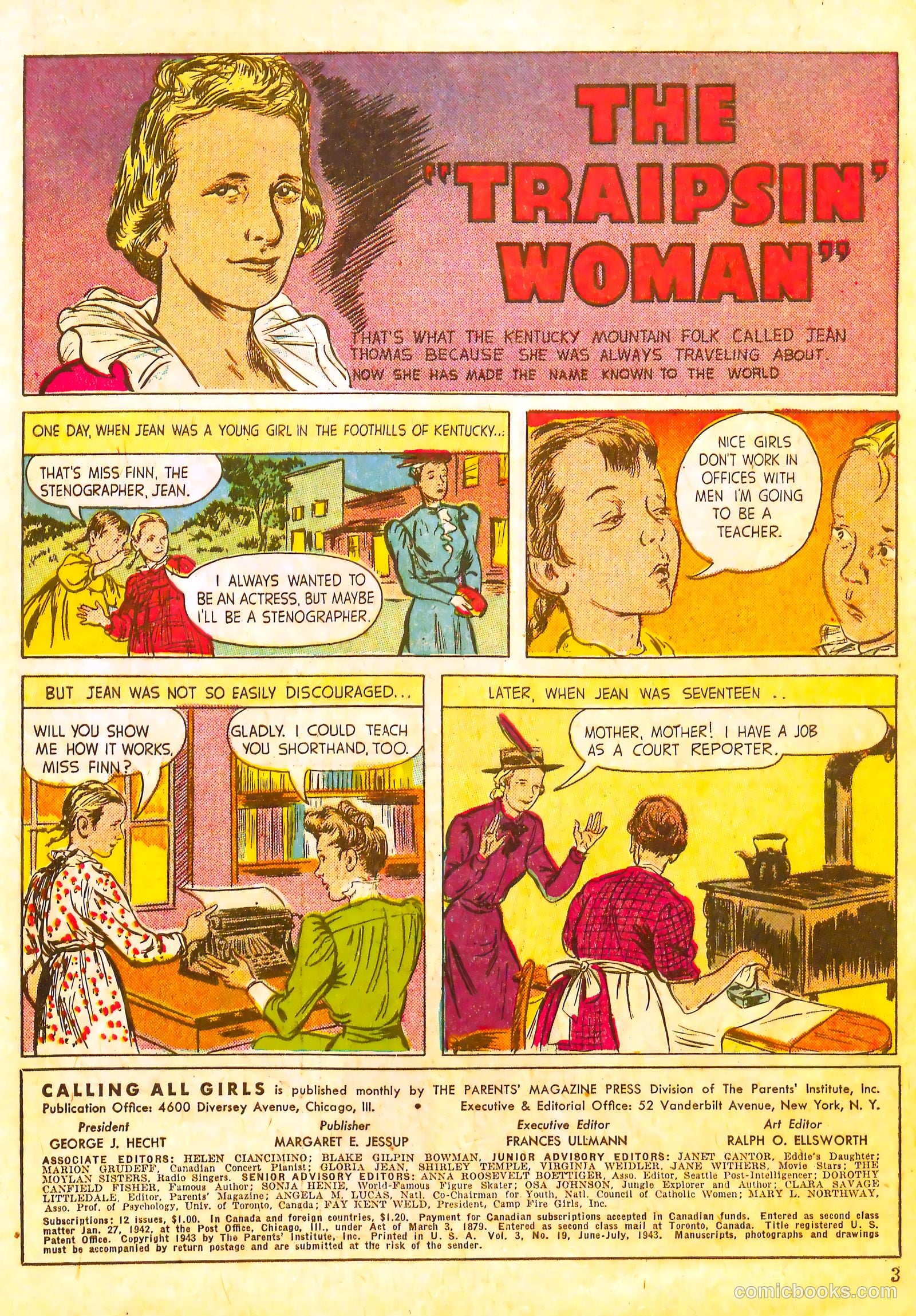 Calling All Girls #19 (1956) — page 3 of 60