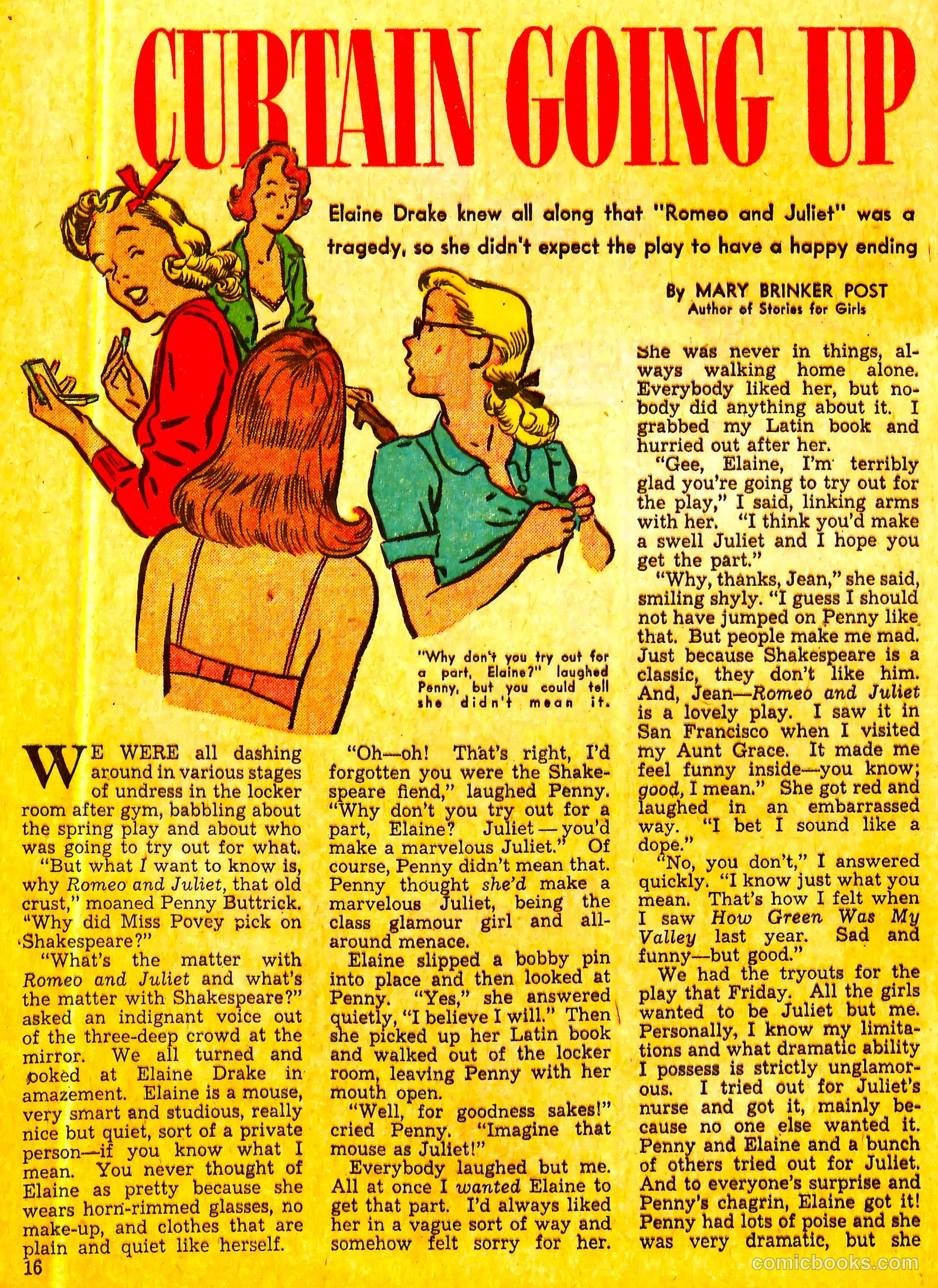 Calling All Girls #19 (1956) — page 16 of 60